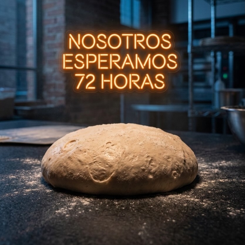 Nosotros esperamos 72 horas para entregarte en menos de 3 minutos una masa ligera que te hará sentir bien.
#bittapizza #coolpizza