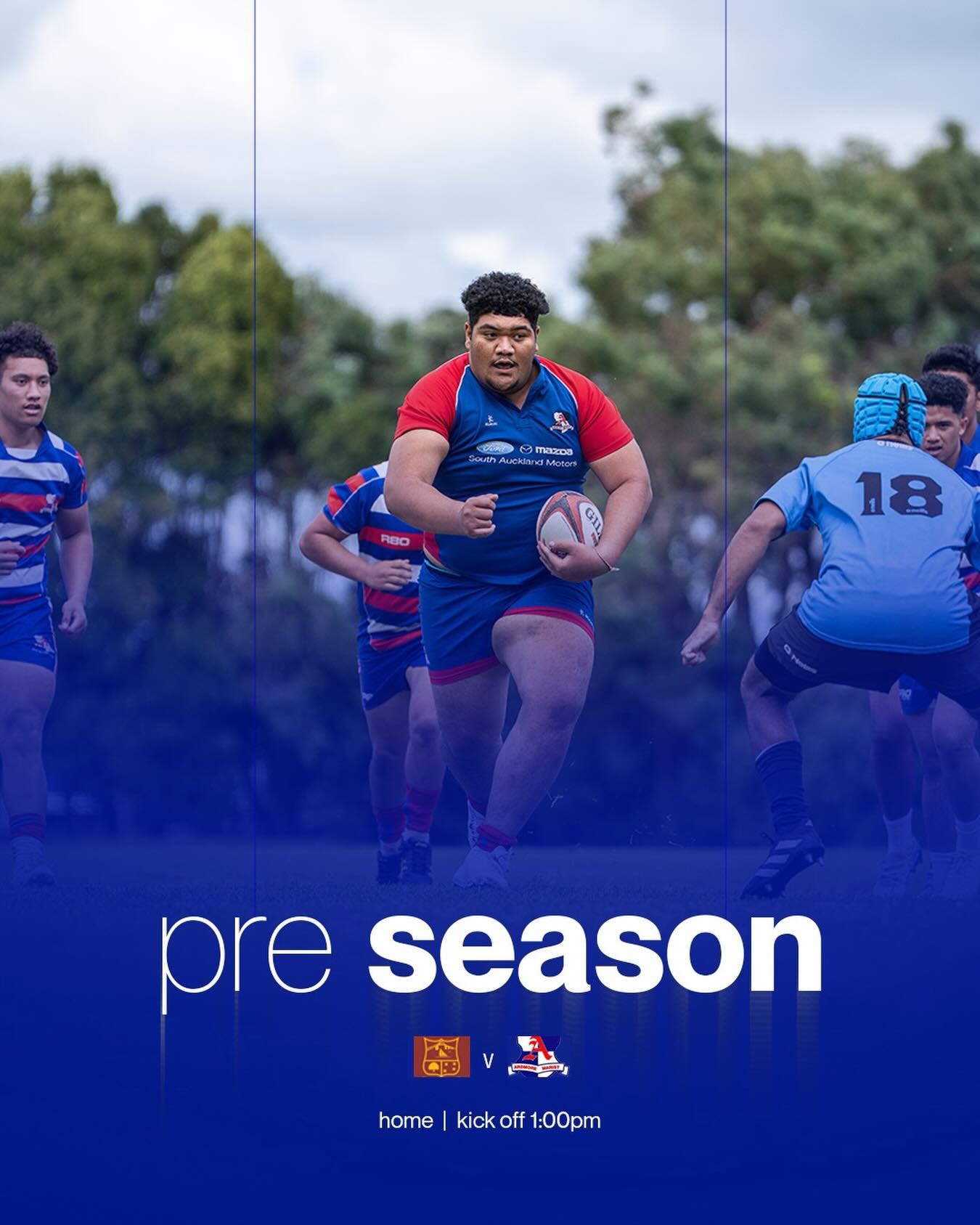 at home tomorrow against @northcoterugby. come down and support the prem squad
kick off 1:00pm | 138 walters road, takanini