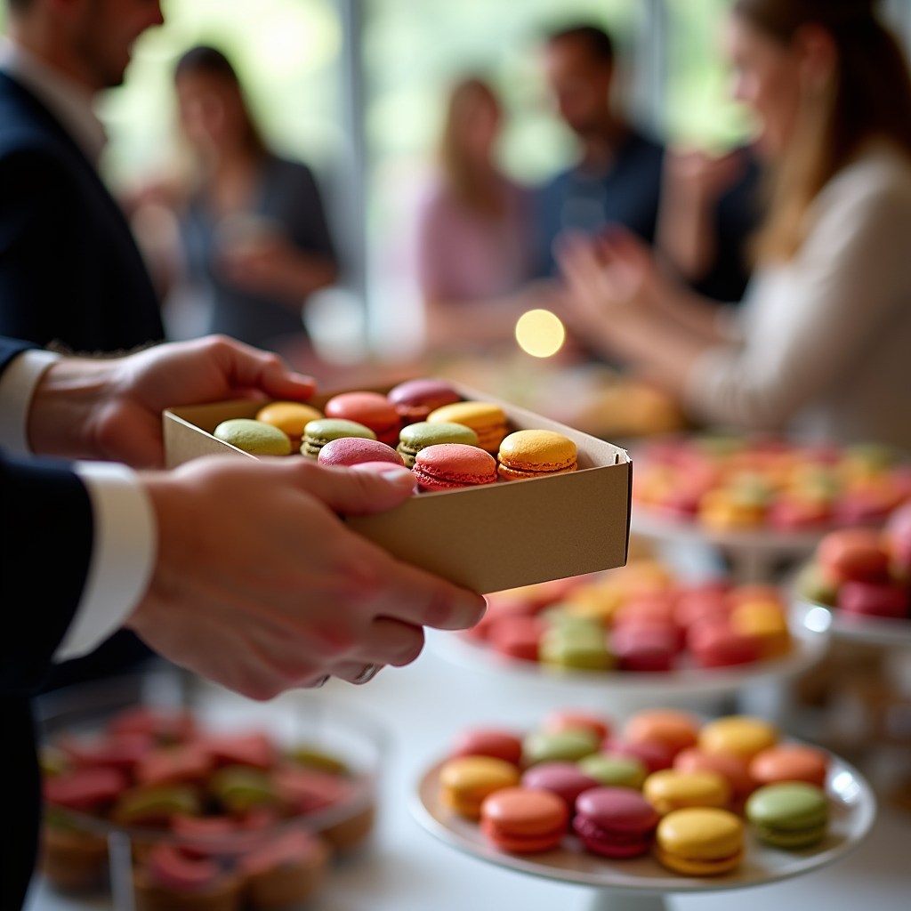 We streamline busy service with curated macaron assortments: consistent flavors, portion-ready counts, and predictable reorders. Save prep time, cut waste, and wow pastry cases. Link in bio 🍰✨📦 #macarons #cafesupply #catering #wholesale #dessertdisplay #eventprofs #foodservice #pastrylove