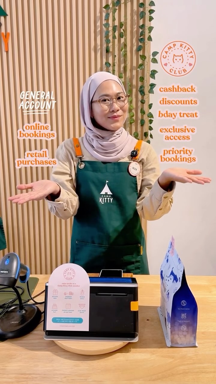 Are you actually a Camp Kitty Club member, or do you just have an account?
Stop missing out on member purrks. Join in store now!