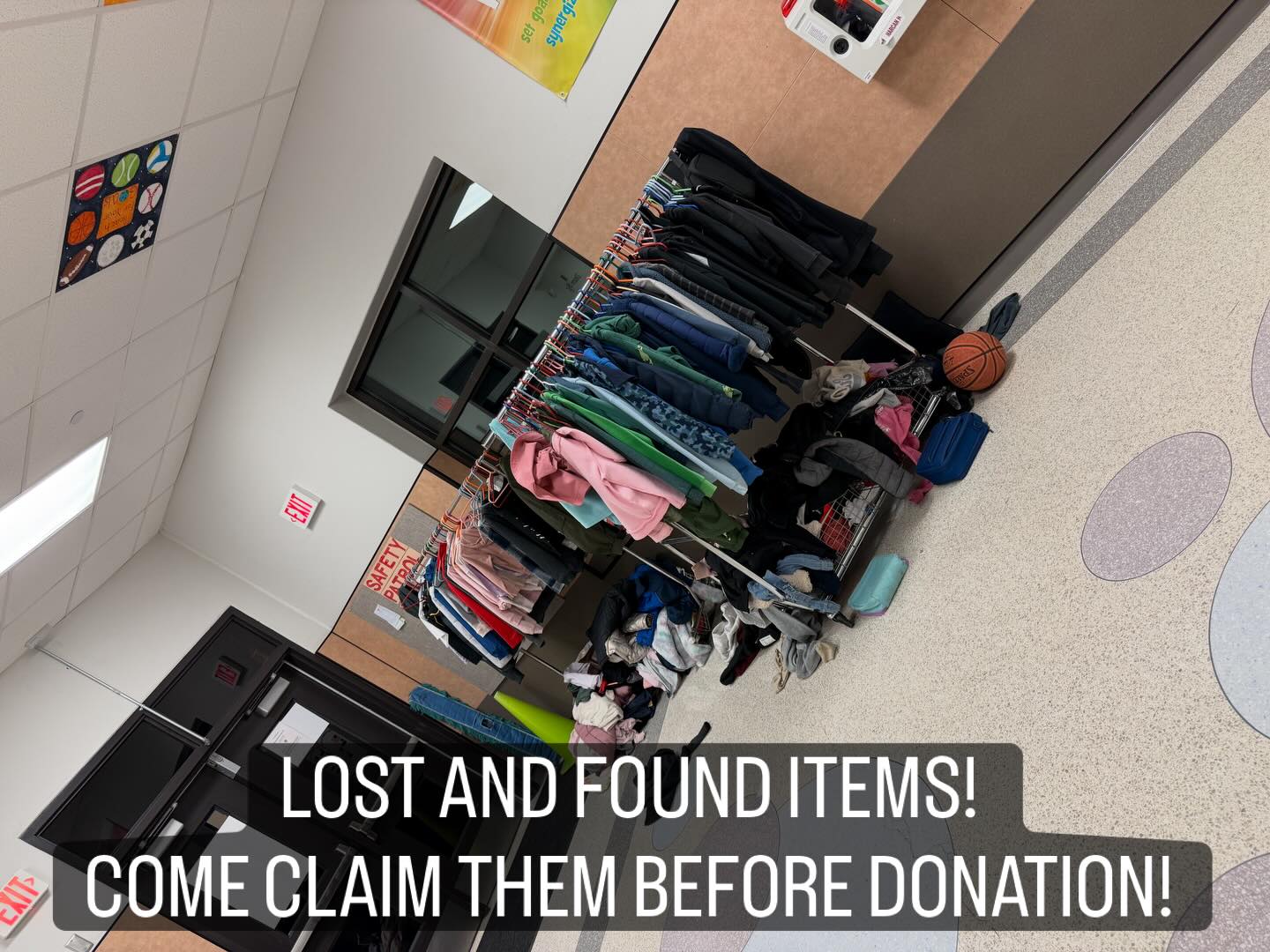 We have so many items missing their owners! Come see if your jacket or water bottle are here! #tvepta