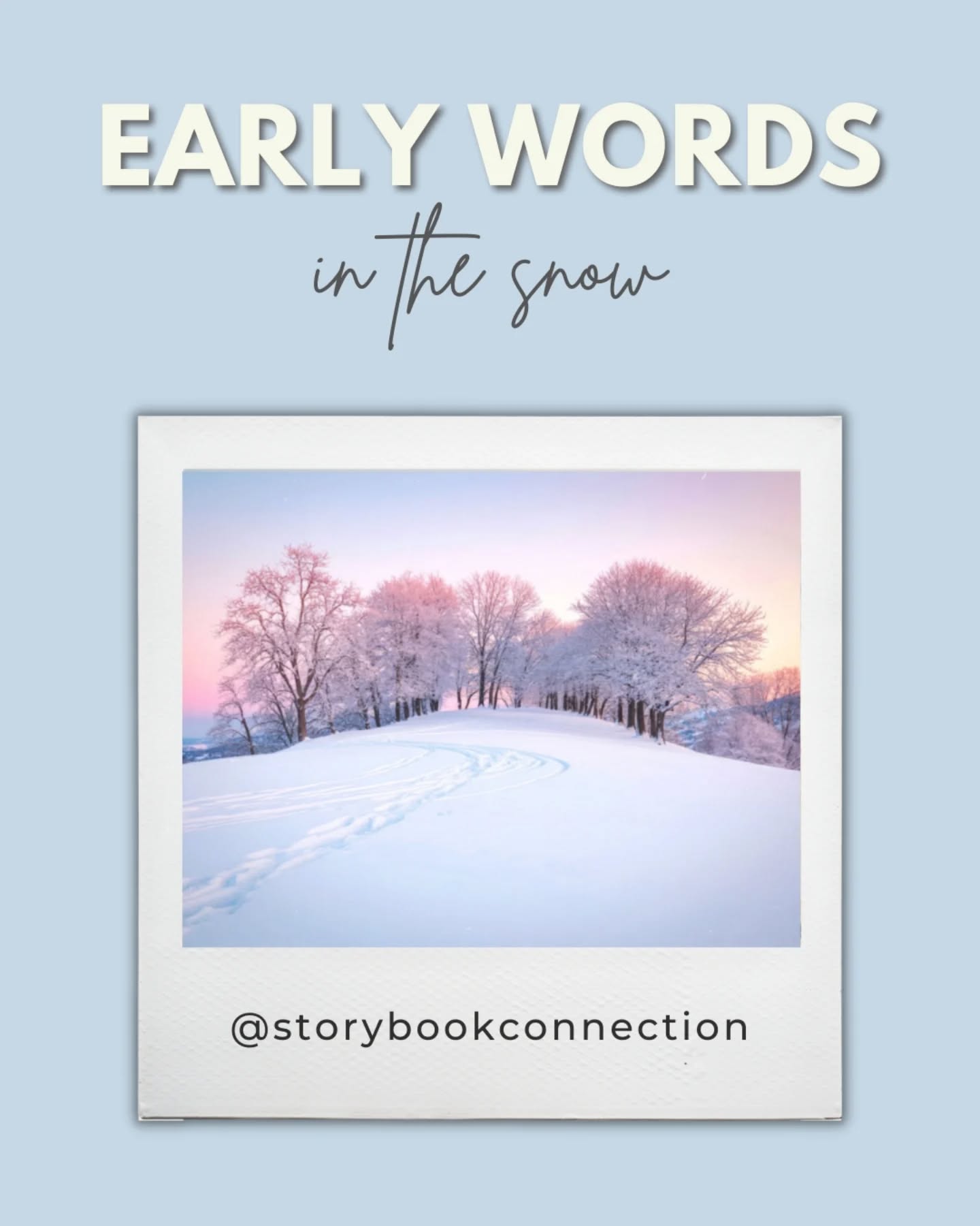Snow days are full of language opportunities ❄️
Try modeling these early words during related winter activities. For example:
• “boots” while getting dressed to go outside
• “roll” while making a snowball
• “pull” while pulling a sled up a hill
• “fast!” while sledding (or watching big kids sled)
• “hot” while sipping cocoa
• “oh no!” whenever someone — or a pile of snow — falls down
Speech-language pathologists often:
• repeat a word (“roll… roll… roll”)
• expand to a short phrase (“Roll the snowball!”)
• narrate with a complete sentence (“We’re rolling the snowball! It’s getting bigger!”)
Simple, repeated language during meaningful moments helps new words stick. 🙌🏻
☃️ Save this for your next snow day, and follow for more early word lists like this one.