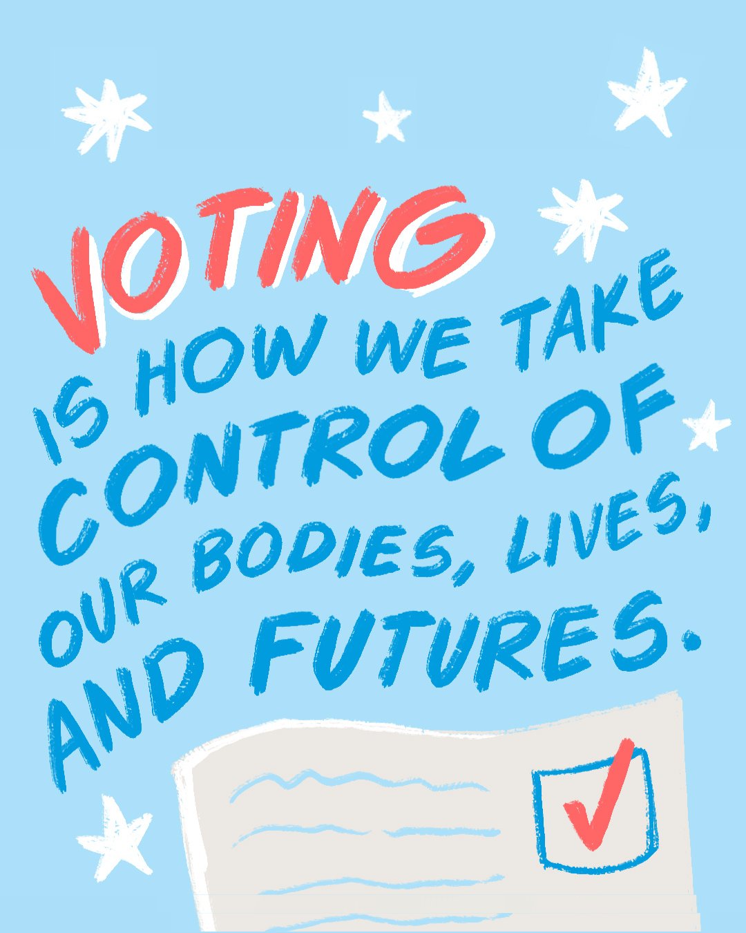Voting is how we show up for:
🗳️ Abortion
🗳️ LGBTQ+ rights
🗳️ Sex education
🗳️ Gender-affirming care
When we #vote, our opponents are forced to listen. Tap the link in our bio to learn more about your rights as a #Michigan voter.
