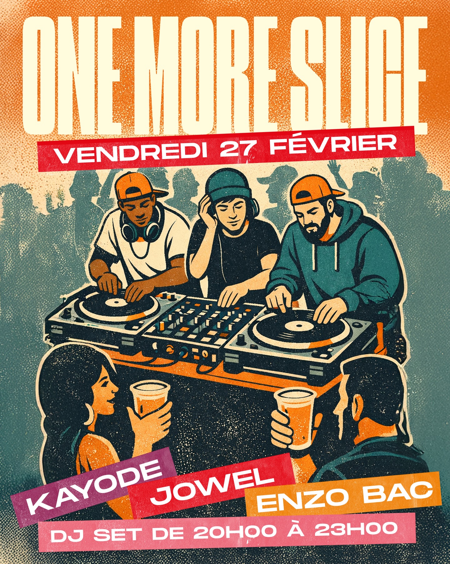 🚨ALERTE BON PLAN : CE VENDREDI C’EST MEGA ONE MORE SLICE 🧀
Grosse soirée avec pas un, pas deux, mais trois DJ pour un set de feu 🔥
@kayode.music x @jowel_musik x @__enzobac__
Une raclette de qualité pour accompagner le tout, what else ? 😎
📍 @classique.bar / 11 rue de la Goliasse 74890 Bons-en-Chablais
À bientôt ✌🏼
#bar #local #hautesavoie