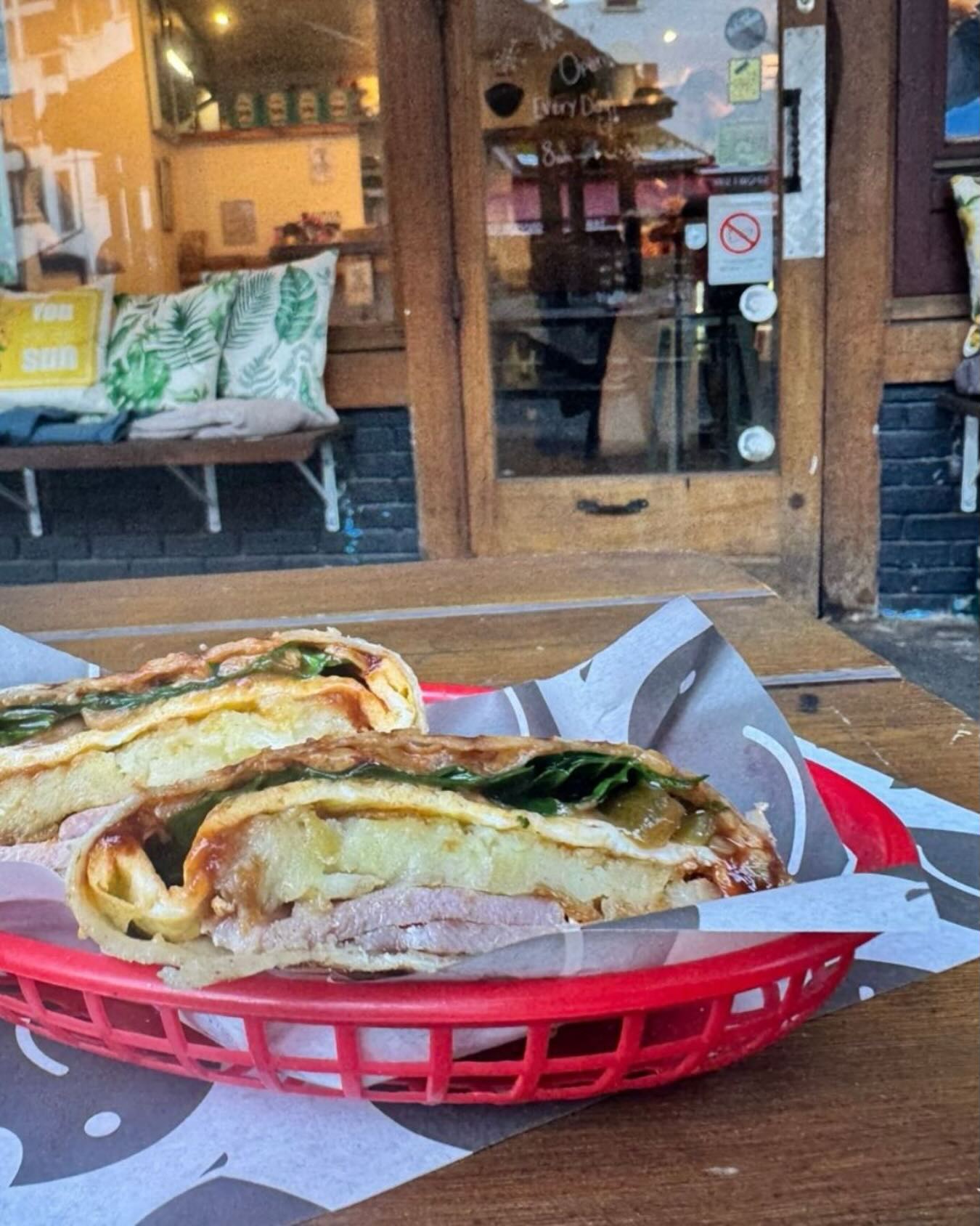 COMING SOON… BBQ Breakfast Burrito available from tomorrow!
🌯 Smokey BBQ Sauce, Cheddar Cheese, Spinach, Beans, Jalapeños, Hash brown, Egg & Bacon
Monthly special on the menu, available this March only 🔥
#monthlyspeical #breakfast #breakfastburritos #mountainfuel #lunch