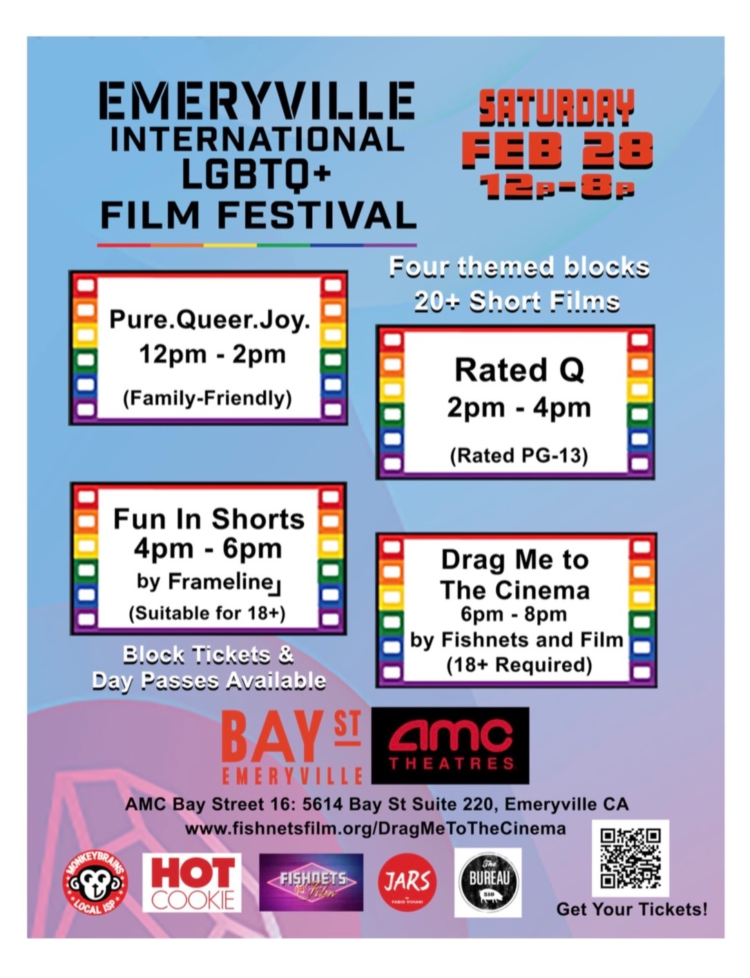 THIS SATURDAY!!
Come to Bay Street AMC to the International LGBTQ+ Film Festival. Link to tickets in my story 🎟️
Support local drag queens and artists (like me!) and see amazing LGBTQ films 🎥
The festival is all day from 12-10p
I will have a table and be selling my books and prints from 12-8p
Looking forward to seeing you all there!