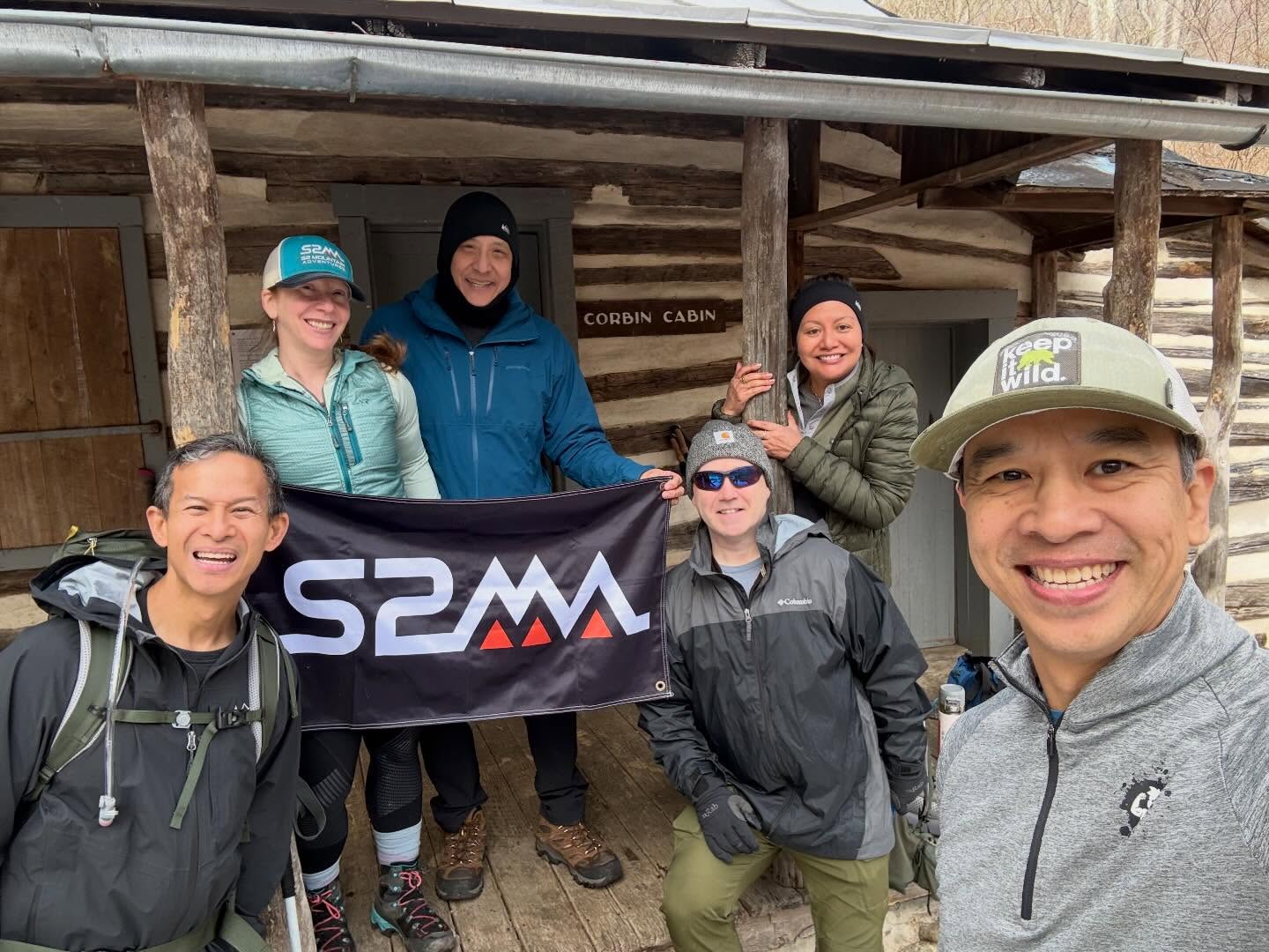 Congratulations to our nine intrepid hikers and guide Ana for an adventurous Saturday on our February conditioning hike. Half the team tackled a winter ascent of Old Rag and the other half opted for some gnarly water crossings on Nicholson Hollow. Much fun, fitness and snacks were had! Join us on our next conditioning hike on Little Devil Stairs Saturday March 28.