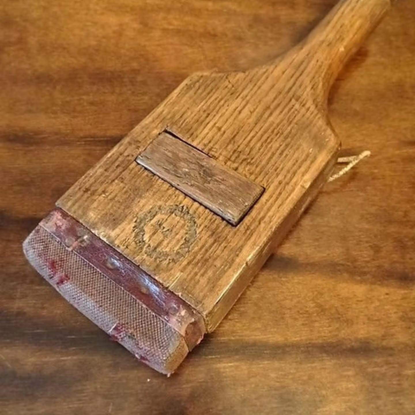 Antique William Woods Wooden Carpet Stretcher webbing stretcherTool Victorian | https://share.google/YUA52cTbczvCLKvfR #victorian