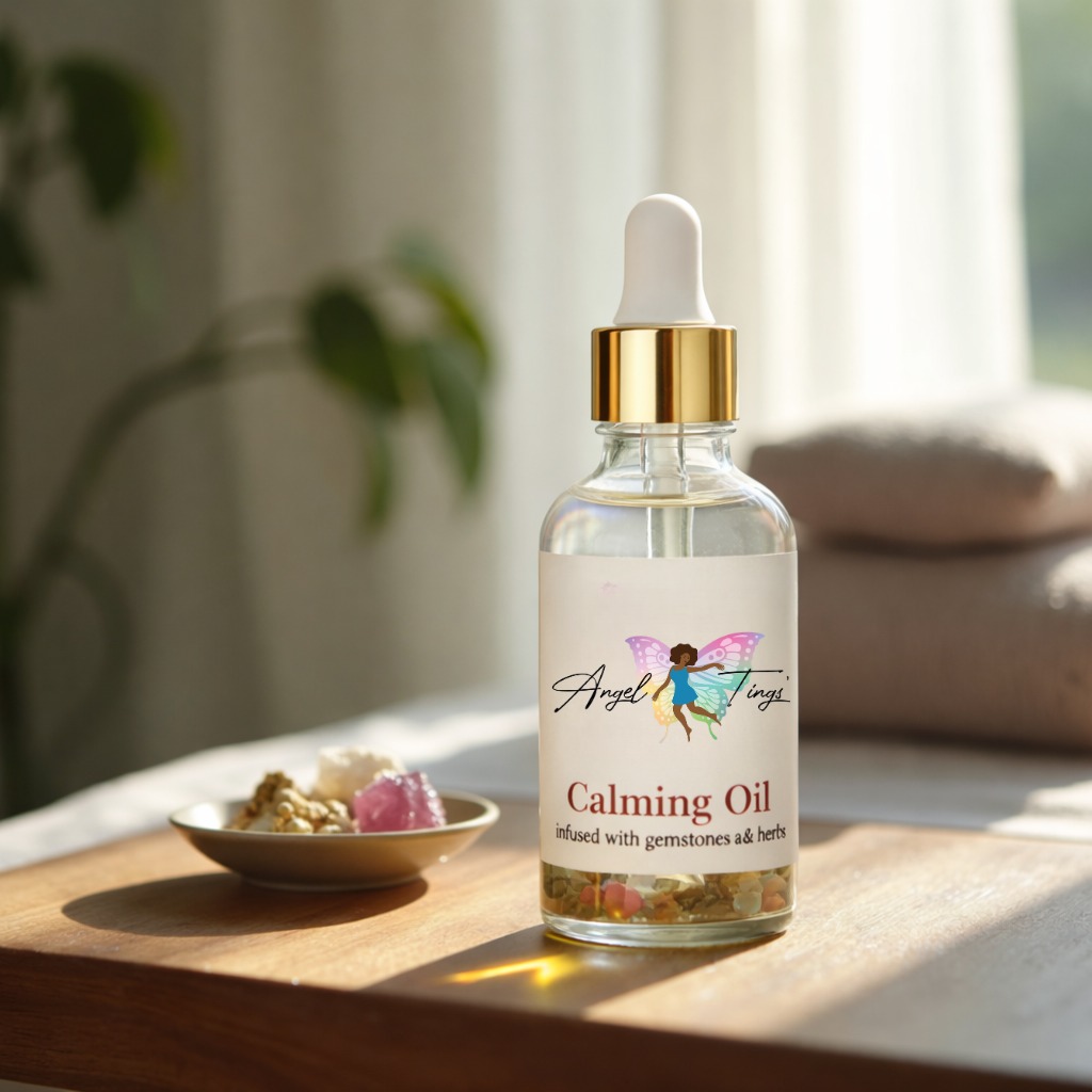 “I sleep deeper now.” I say it again because it surprised me. After two weeks with the Moonstone Calm oil—lavender, chamomile, jojoba, and a moonstone chip—I fall into rest faster and wake softer. The scent settles my mind. The gemstone feels like a gentle anchor. Angel Tings’ blend is made with love and healing intention, and it shows. Have you tried a ritual oil that actually helps? Tell me your experience. Link in bio 🌙✨💤🕊️
#HolisticWellness #SleepSupport #CrystalHealing #Aromatherapy #SelfCare #MoonstoneMagic #HealingRituals #IntentionalLiving