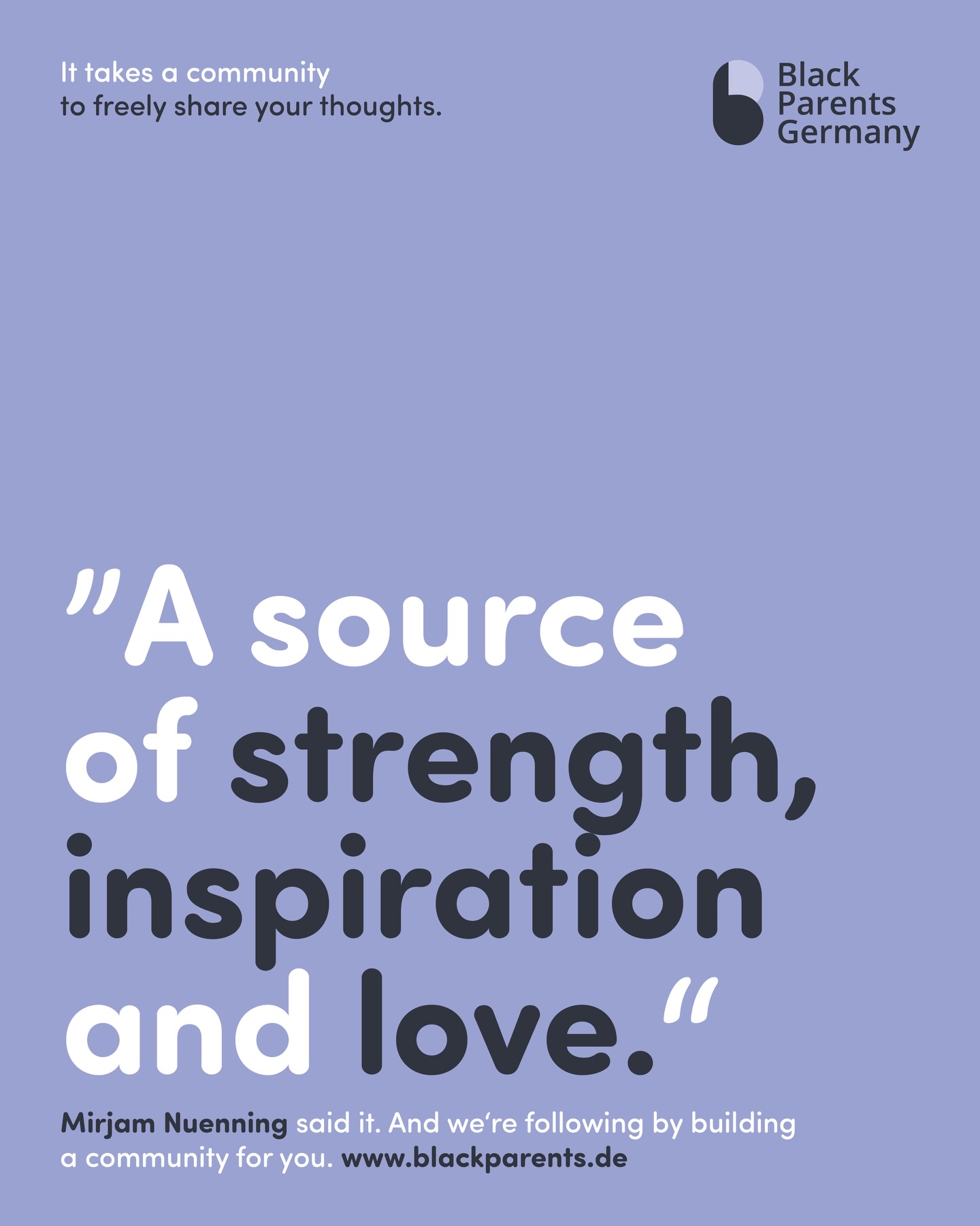 Liebe Communities, liebe Families und Black Parents,
wir haben gefragt: Was bedeutet(e) Community im Kontext von Aufwachsen, Zugehörigkeit, Begleiten oder Fürsorge für dich?
„Eine Quelle der Kraft, Inspiration und Liebe.“
Mirjam Nuenning hat es gesagt und wir folgen ihm, indem wir eine Community für euch erschaffen.
Vielen lieben Dank fürs Teilen, Mirjam Nuenning ( @mirjam.akua ).
–
Bitte folgt Mirjam und schließt euch uns an beim
»Black Parents Talking Circle«
Samstag, 21.02.2026, ab 13:00 Uhr
EOTO e.V., Togostr. 76, 13551 Berlin-Wedding ( @eachoneteachone_official )
Wir freuen uns auf euch. Bitte meldet euch auf unserer Website unter www.blackparents.de an, damit wir etwas besser planen können. Lieben Dank!
Eure
Black Parents Germany
It takes a community to raise a child
-
#blackparentsgermany #ItTakesACommunityToRaiseAChild #BlackParentsTalkingCircle