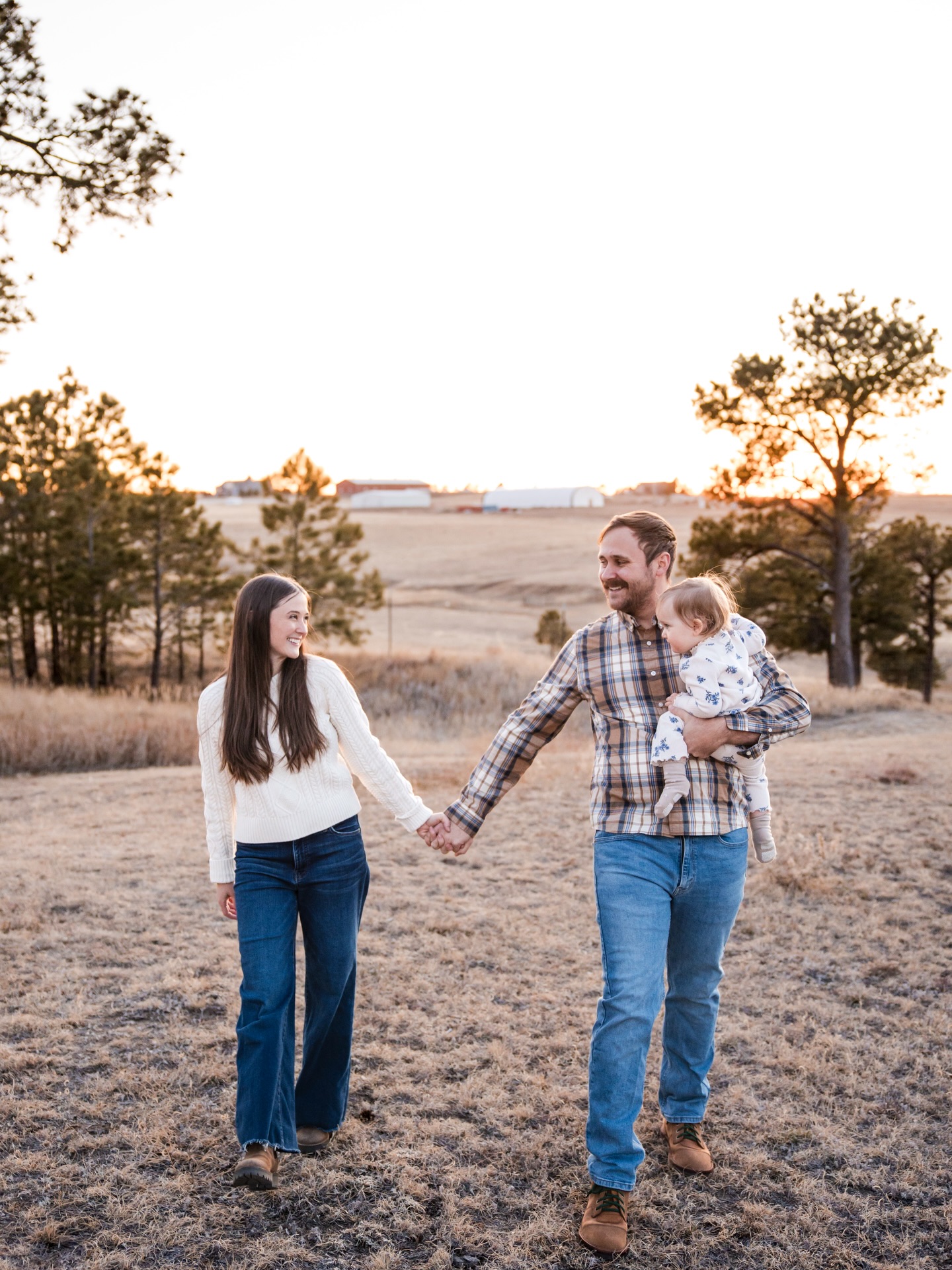 Mom and Dad 💛
Sunset and the sweetest family of three. Getting to photograph my sister and her beautiful family on our parents Colorado property was extra special this year.
Golden light. Crisp mountain air. And the most precious little girl who made them parents.
I’m in awe of you always, @lifeandlight.co - but watching you raise this angel girl puts that on an all new level.
Babies don’t keep. Which is just one reason that it’s imperative to preserve this fleeting season.
Thanks for entrusting me to do so 💛💛