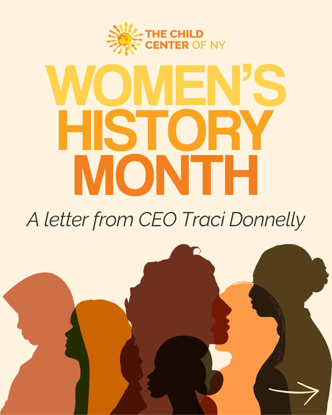 This Women’s History Month, we’re proud to share a special message from our CEO, Traci Donnelly, honoring the strength, leadership, and lasting impact of women within The Child Center of NY.