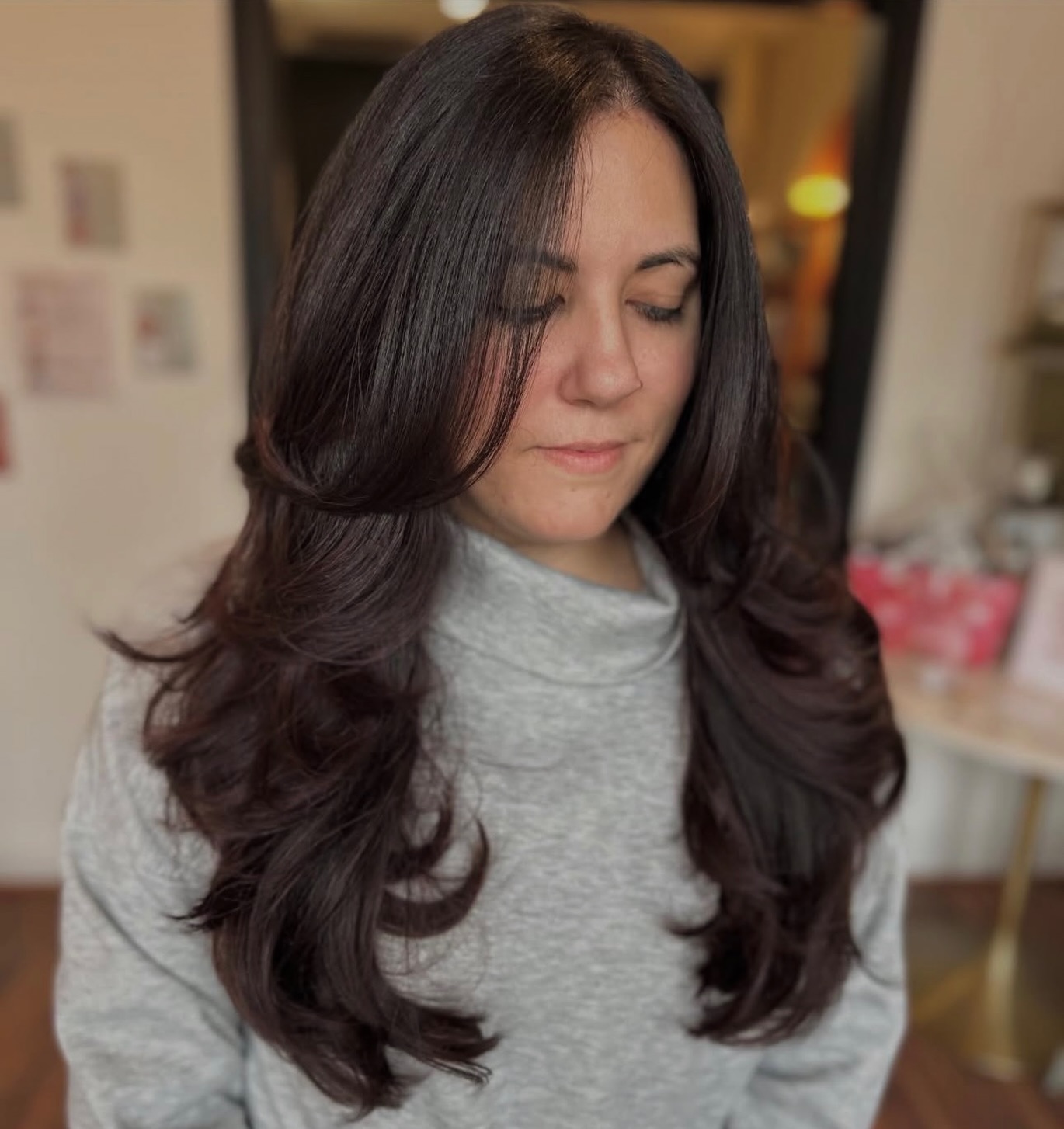 Long layers for Seasoned Talent Victoria’s @victoriaaa.haley client. Victoria has added days behind the chair so she now has more availability. You can see her in The Plains on Wednesday & Thursday and in Haymarket on Tuesday & Friday.