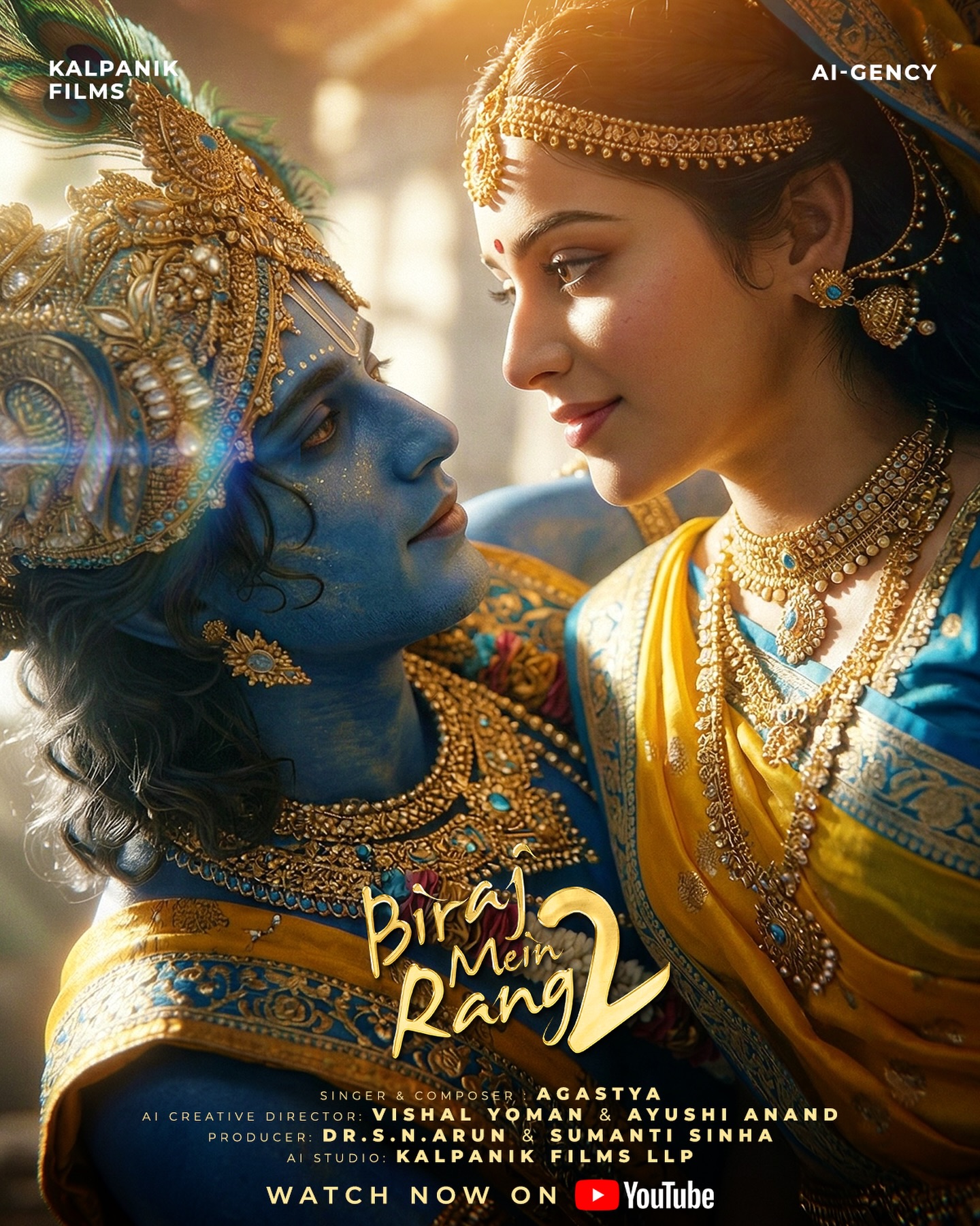 BIRAJ MEIN RANG 2 live on YouTube 🌸
Where Tradition Meets AI In the Colors of Kalpanik Rang
Watch, share & shower your love 🌸💙
Singer/Composer - @imagastyya
AI Creative Director - @iamayushianand & @vishalyoman
Producer - Dr.S.N.Arun & Sumanti Sinha
Lyrics - Vyom AI
Creative Producer - Prachi Singh
Social Media Manager - Ruhi
Editor - Ankit Yadav
AI VFX Artist - Anushka Jha
AI Supervisor - Lipika D Gupta
RnD - Sakshi Mehta
AI Generalist - Kaya & Aryan
PR/Marketing - Preeti Khushwaha
Publicity Design - Manya Saxena
Audio Distribution - Kalpanik Music
AI Studio - Kalpanik Films
Kalpanik Films is a next-gen AI studio reimagining storytelling through generative AI and hyperreal content creation
#HiggsfieldAction #Higgsfield