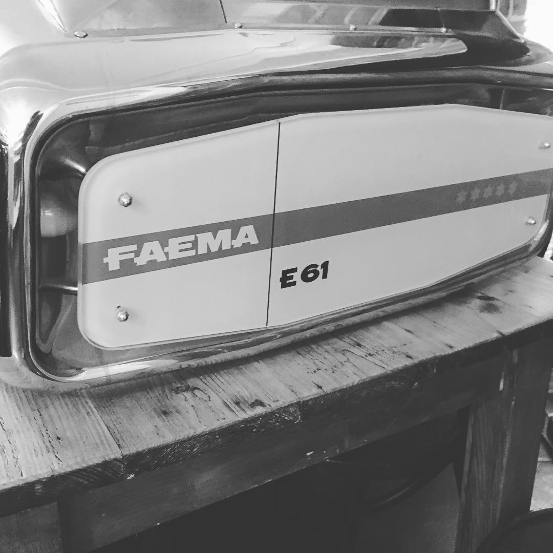 Enjoyed servicing this classic this morning! #espresso #oldschool