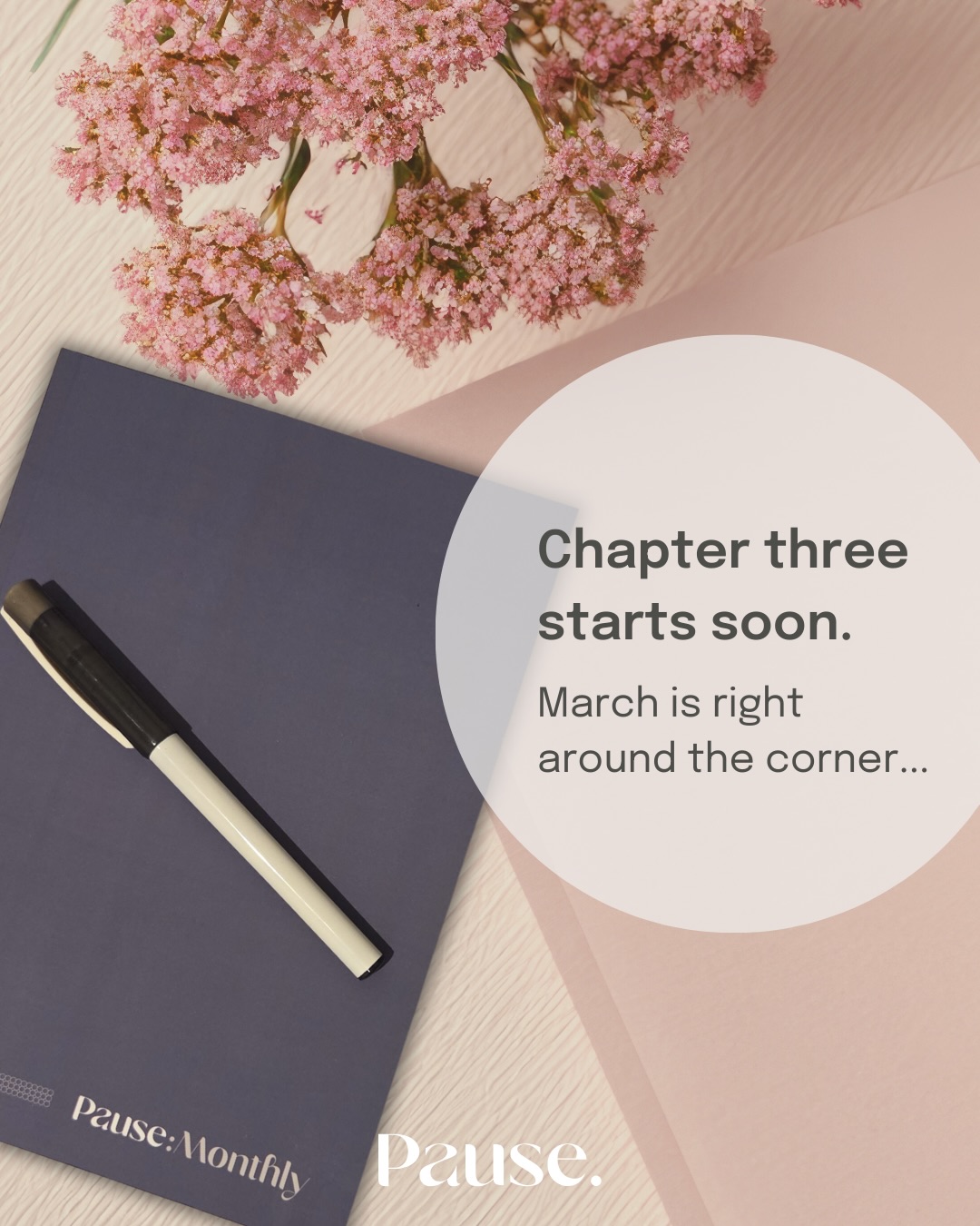 Two months down. 📆
Before March begins, take a few minutes to pause and get clear on:
• your key goals
• your daily focus
• the habits you’re building
And review what actually worked this month.
The Pause Monthly journal is designed for exactly this - clarity, consistency, and momentum. Online now via the link in bio. 📔
#pausecollective #planner #planningforsuccess #intentionalliving #mindfulmoments