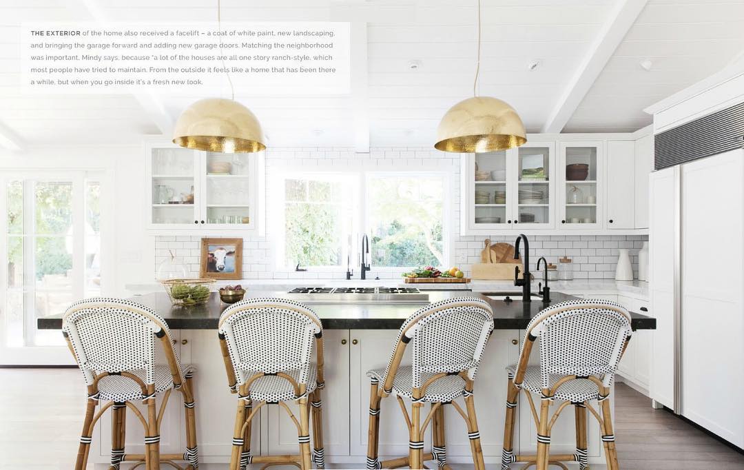 Our home (and my art!) was just featured in @ruemagazine for their anniversary issue! Hats off to the lovely and talented @mindygayer for helping bring our dream home to life! Photos by the equally as talented @mstetsondesign.