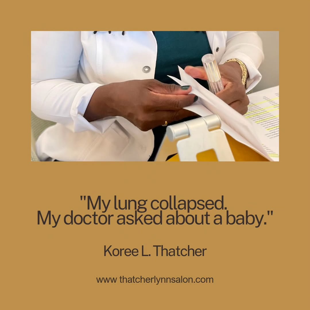 My lung collapsed, but her focus was on my fertility.
Let’s talk about what Pulmonary Endometriosis actually is. It’s not just "tissue that got lost." It is a severe, systemic hormonal imbalance that, in my case, resulted in a collapsed lung. Every time my cycle shifted, my ability to breathe was compromised.
When the pulmonologist made light of the connection between my cycle and a literal collapsed lung, my OB/GYN told me that since I already "knew" what was causing it, no further tests were necessary. Instead of investigating the crisis contributing to my chest pain, she shifted the focus entirely to whether I was going to have a baby.
NO LIE! 🫁💔
My ability to breathe was secondary to my reproductive potential.
What had been overlooked was the Hormonal Connection, and the pulmonologist had done what he knew to do by raising awareness. At the same time, I was dealing with fibroids. Fibroids are incredibly sensitive to hormones. If the doctors had stepped back to look at the systemic estrogen and progesterone imbalances driving the fibroids, they would have seen the exact same imbalance driving the collapsed lung.
This is why Patient Care Advocacy and Adrenal Health are the foundation of my Second Spring coaching. The medical system will look at your lungs, your uterus, or your hair as separate, isolated problems. But you are one holistic being.
Whether you are navigating hormonal hair loss, fibroids, or the exhausting transition into menopause, you deserve a practitioner who looks at the whole map—and who prioritizes your quality of life first.
Have you ever had a doctor completely dismiss your primary symptom to focus on something else?
Do you want to share your story with me and learn how you can better advocate for yourself? Send me a message and let's chat.
In the meantime, let's validate each other today.