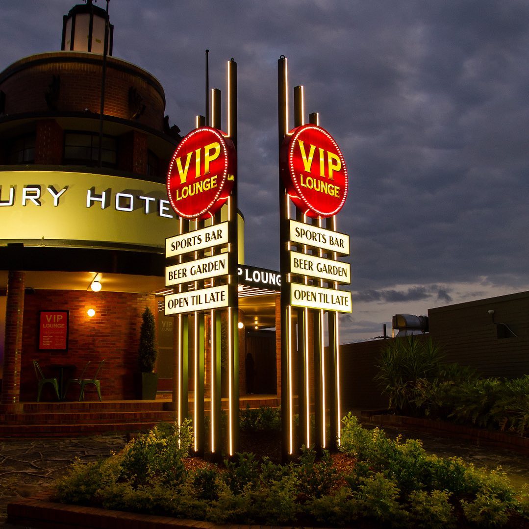 New Pylon at The Canterbury Hotel