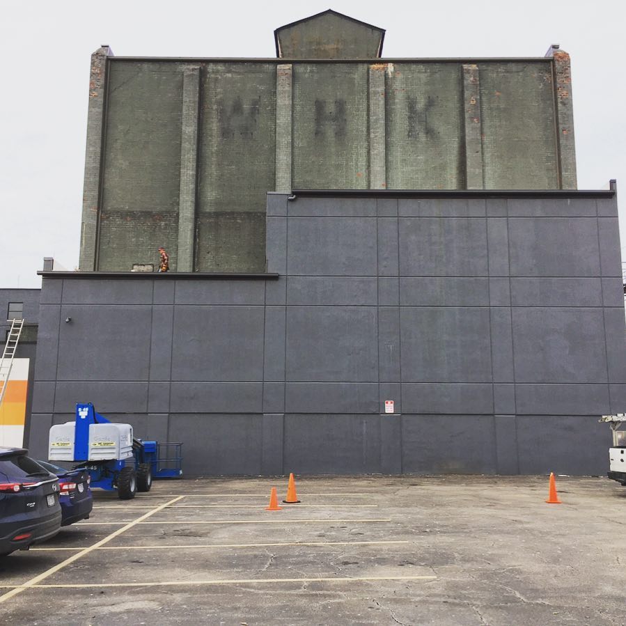 7 inch gutter project at the Agora Ballroom Theater in Cleveland. #theagoraballroom #cleveland #commercialgutters #ohiocontractors #gutters #ohioconstruction