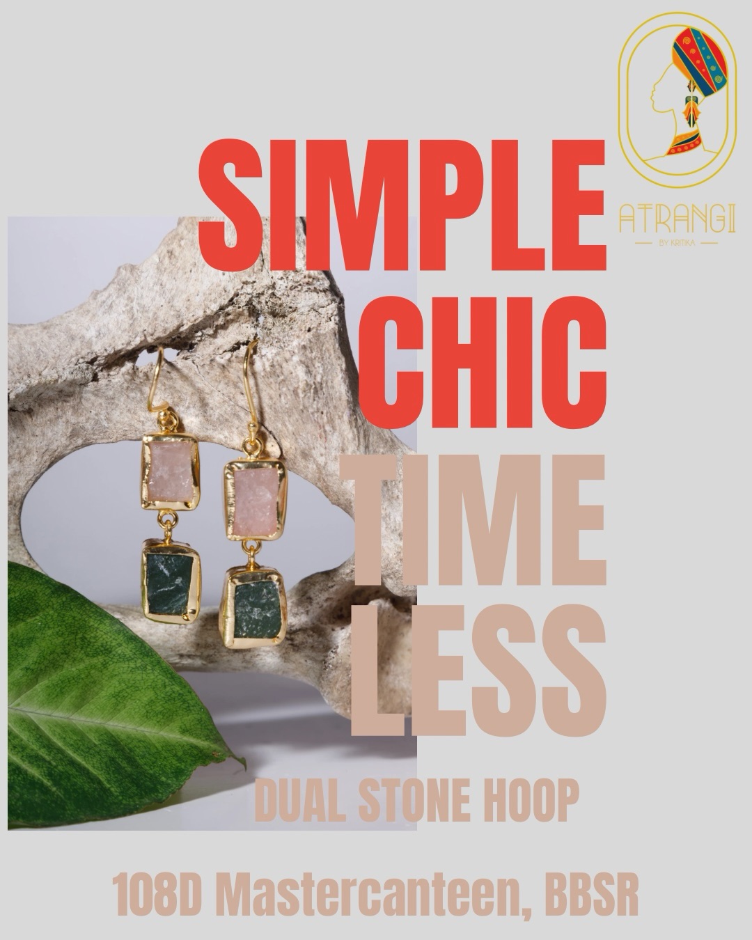 AI could never replace something’s, your choice of jewels being one!
Handcrafted for the modern woman.
Slow ethical fashion.
Get one of a kind pieces exclusively at Atrangibykritika
Visit our store at 108D Mastercanteen Bhubaneshwar in person to experience the beauty of handmade.