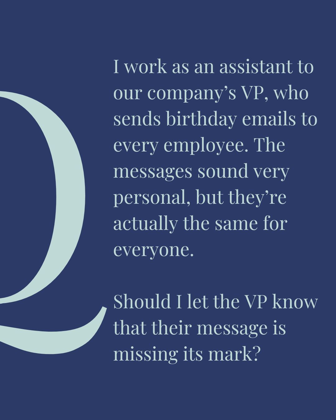Ooh, I've got a juicy one for you to sound off on. What would you do in this situation? Tell the boss, keep it to yourself, or something else?
Please sound off in the comments, my etiquette-loving friends!