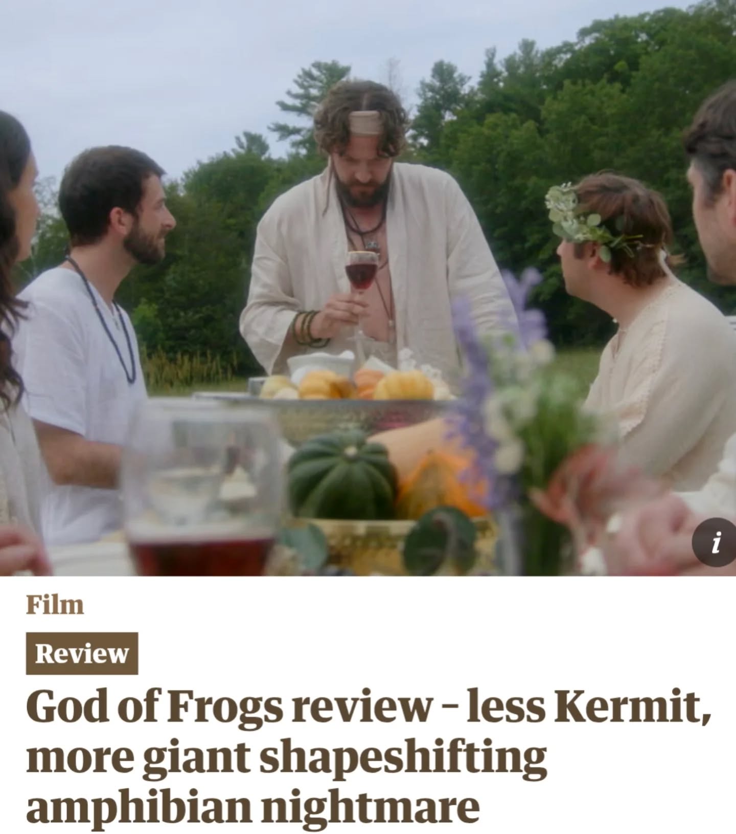 God of Frogs is coming to digital in the USA and UK on March 2nd.
I wrote, directed and started in the first segment of this anthology where I bang a frogman. So if nothing else... Watch that part. It's quite ribbit-ing 🐸
Shout out to @guardian for a lovely post. Sending love to the other directors and creatives @abobb @nana_metcalfe @richardtheartistlee and to the awesome cast and crew including the fantastic power couple @lynnegriff17 and @sullybahn and my daughter @izzyshiffy and my guru James Gilbert.
And of course the killer team at the @butchershopfx and my camera, grips, gaffers, soundies, everyone! @jaredmarino_ @liamhobanthrush @theworstmickey - I don't have everyone handles!