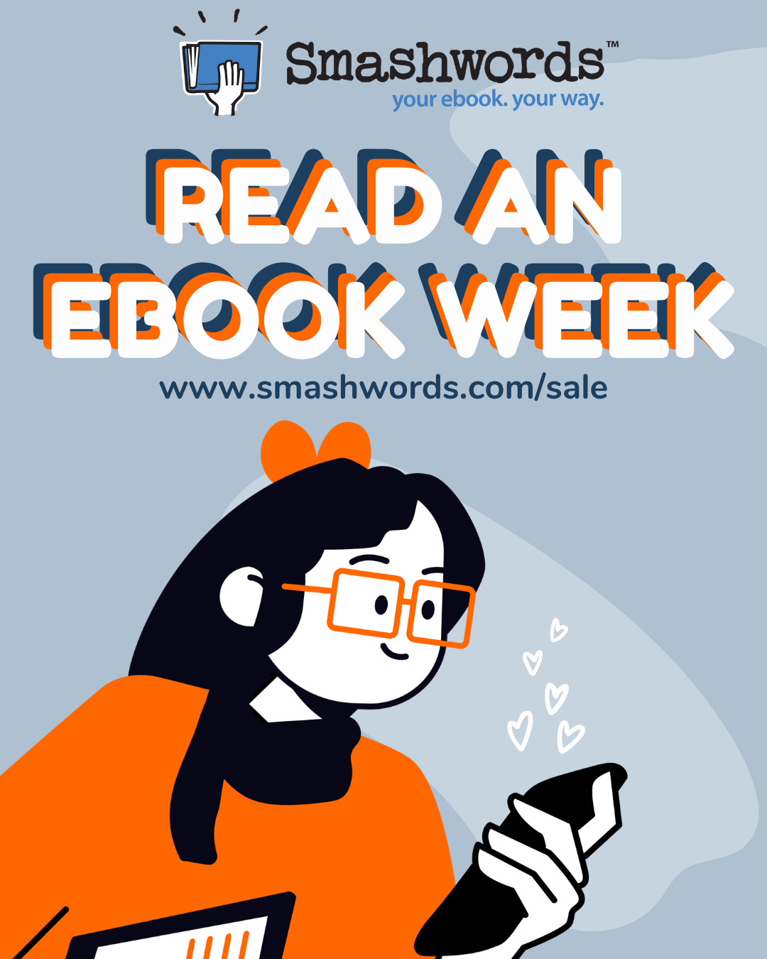 I'm excited to announce that ALL my books, will be promoted as part of a special sale on @Smashwords to celebrate Read an Ebook Week from March 1 - March 7. Be sure to follow me for more updates and links to the promotion for my books and many more! #ebookweek26 #Smashwords
