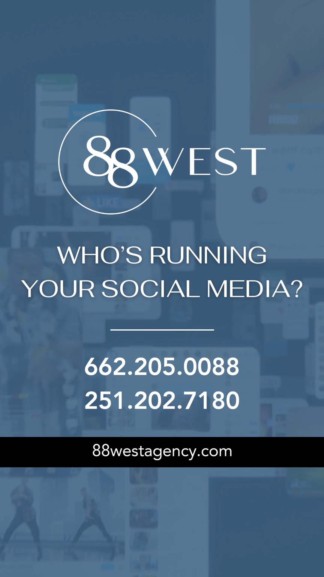 Someone’s running your socials…. might as well be creatives.
-
📞 662.205.0088 | 251.202.7180
💻 88westagency.com
-
#88West #88WestAgency #NorthMS #ALGulfCoast #MSGulfCoast #GulfShoresAL #HuntsvilleAL #BrandAgency #DesignAgency #MarketingAgency #BrandStrategy #DigitalMarketing #BrandStrategy #DigitalMarketing #SocialMediaMarketing #CreativeMarketing