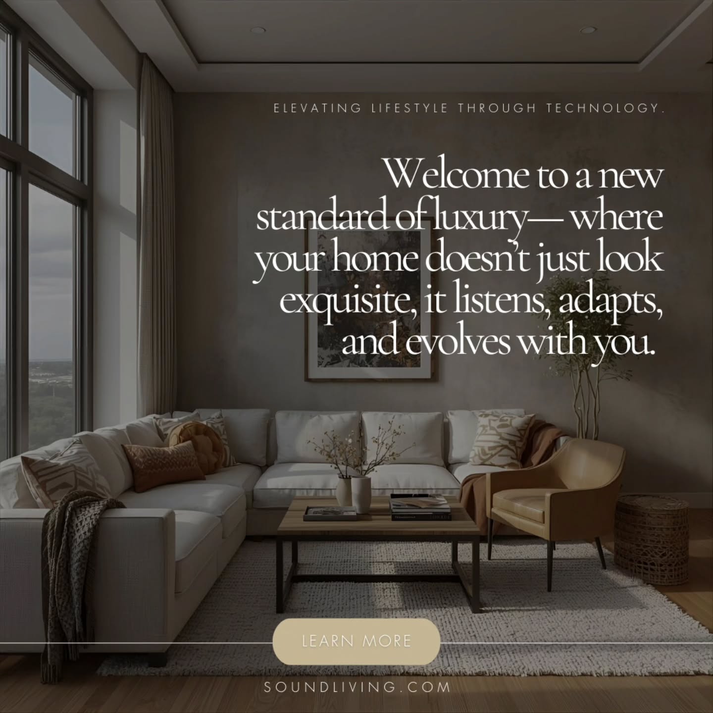 Luxury isnât just how your home looksâ itâs how it lives.
Imagine lighting that adjusts to your mood, music that follows you from room to room, and technology that quietly works in the background to simplify everyday living.
A home that listens.
A home that adapts.
A home that evolves with you.
Discover whatâs possible at soundliving.com
#SmartHomeLiving #LuxuryLiving #HomeAutomation #ElevatedLiving #ModernLuxury
