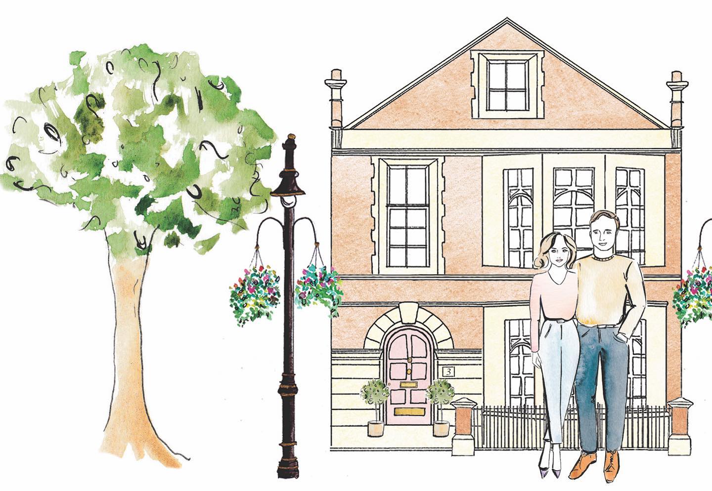 I’m really excited about launching some of the wonderful illustrations for my brand Home Staging Oxford. The series of watercolour drawings are all home staging themed, from houses to quirky paint pots and shelves and will be accompanied by tips and advice. The project is inspired by a combination of my background in fashion, love for London, water colour and of course brands, Eleni has certainly had the pleasure of working with many. It has been a true pleasure working in colloboration with the amazing @fallintolondon and we hope to do more gorgeous illustrations soon @homestagingoxford #thankyou #feelinghappy #branding #illustration #colloboration #fallintolondon #homestagingoxford #watercolour #design #interiordesign #designers #designcolloboration