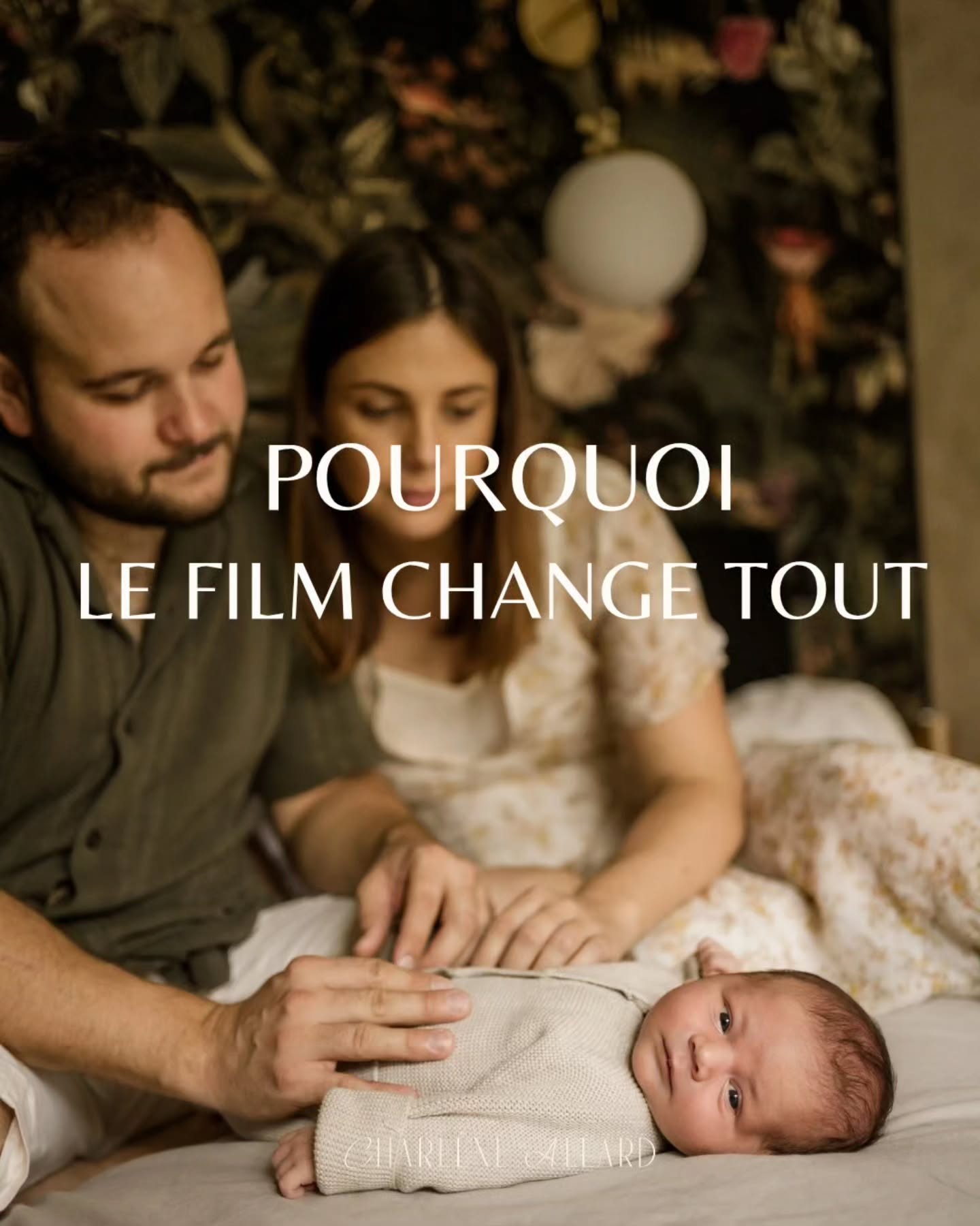 Le film change tout, non parce qu'il est spectaculaire mais parce qu'il montre l'essentiel.
Ce que vous donnez déjà.
Ce que vos enfants reçoivent.
Ce qui mérite d'être gardé vivant.
C'est là que l'expérience complète prend tout son sens.
Je suis Charlène, photographe et créatrice de films de vie pour les familles en Loire Atlantique. J'accompagne les familles à garder une trace vivante de l'amour qu'elles transmettent à leurs enfants.
