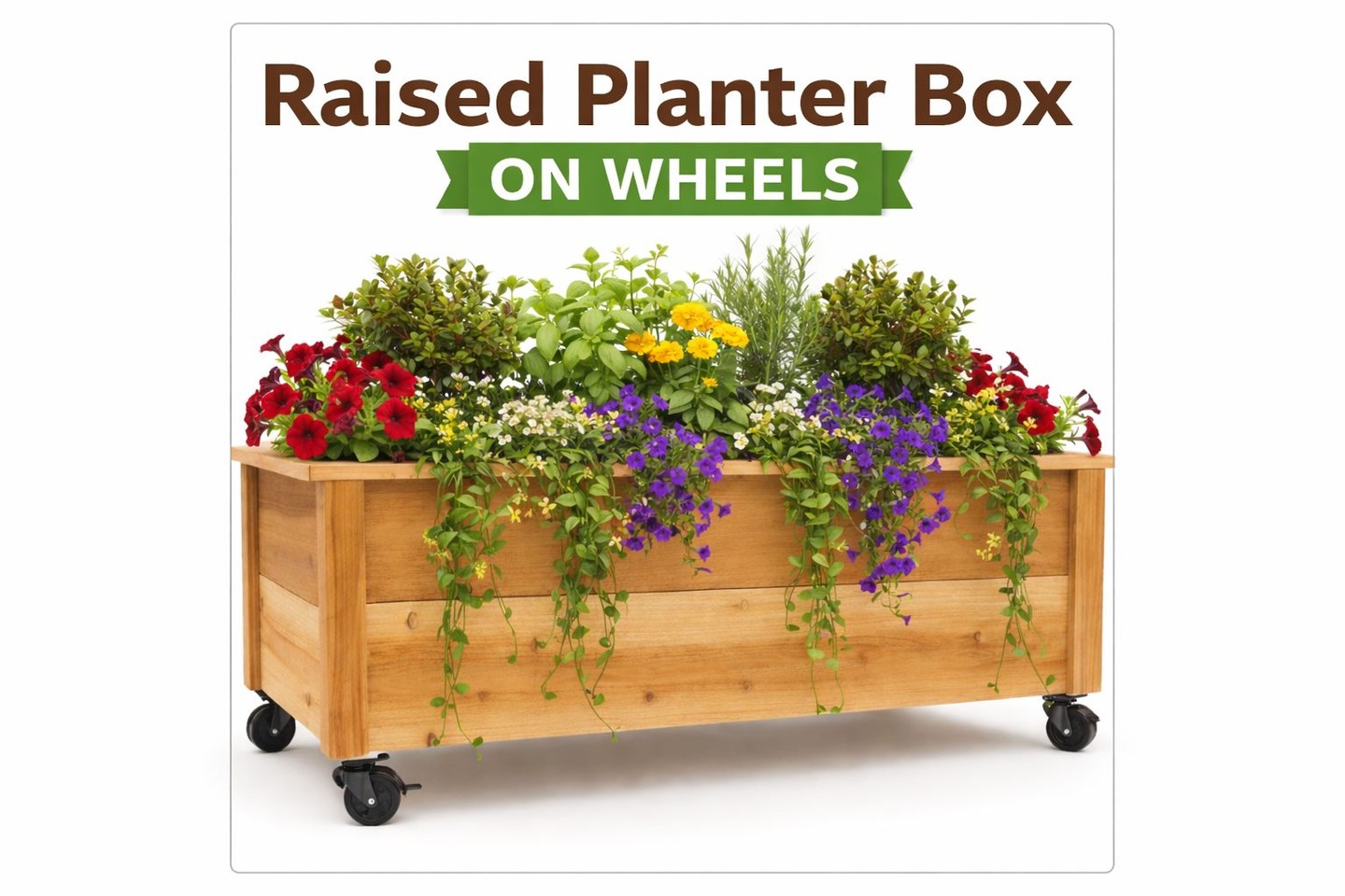 What if your garden could move? 🌱👀
Most planters stay stuck in one spot…
This one rolls.Chasing sunlight?
Cleaning the patio?
Rearranging your space? Just roll, lock, and heavy lifting. No back strain. Just smart gardening.
#RaisedGardenBed #PlanterOnWheels #GardenUpgrade #SmallSpaceGarden #PatioLiving #UrbanGardening #CedarPlanter #DannyCustomWork