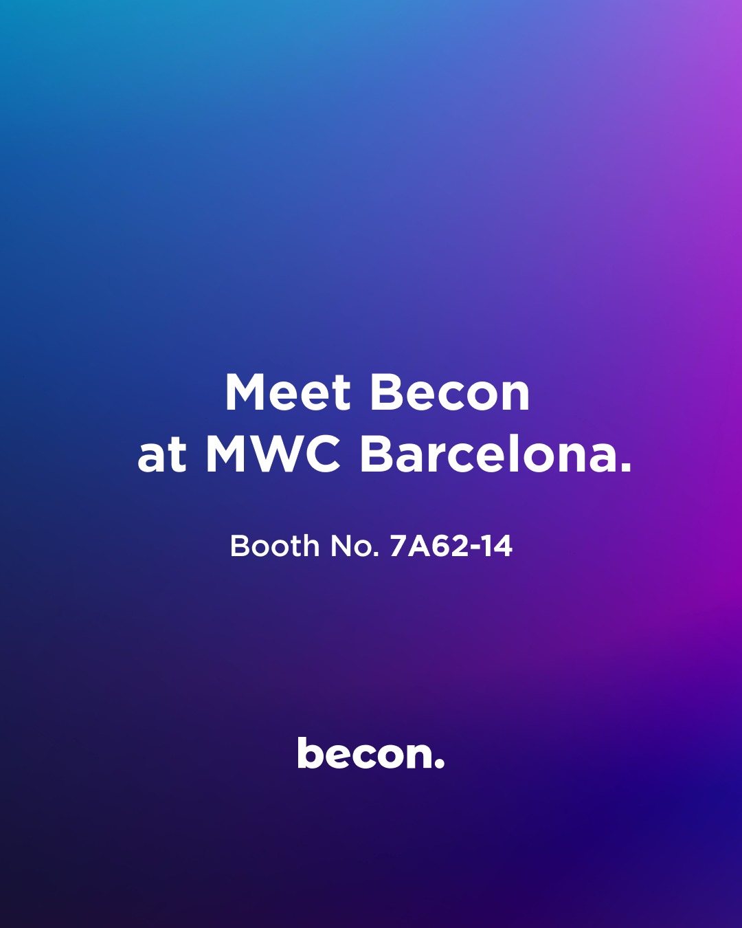 ✨ Becon at MWC Barcelona 2026 ✨
Join us at the world’s largest mobile & connectivity event,
where Becon will unveil its latest
AI-powered beauty solutions 🤓
💡 AI-Based Beauty Analysis
🔹 Automated analysis of 10 scalp & skin indicators
🔹 Before & after comparison
🔹 History tracking
🔹 Advanced group comparison
Plus, discover our
✨ personalized product recommendation solution
🎨 Personal Color
💇 Hair Styling
💈 Hair Color Simulation
🔍 Aging Simulation
💄 Makeup & Styling
Experience Becon’s AI features
live at the event 🙌
🚀 Newly developed & updated features
will also be revealed
From scanner demos to consultations,
visit our booth and experience Becon in action ✨
📍 Venue : Fira Gran Via, Barcelona
📅 Dates : March 2–5, 2026
📌 Booth : Booth No. 7A62-14
-
안녕하세요 😊
글로벌 AI 뷰티테크 대표기업, 비컨입니다 🤓✨
📍 MWC Barcelona 2026
세계 최대 모바일 & 통신 기술 박람회에서
비컨의 AI 뷰티 솔루션을 선보입니다 ✈️
💡AI 기반 뷰티 분석 솔루션
🔹두피 & 피부 10가지 항목 자동 분석
🔹전/후 비교 분석
🔹히스토리 관리
🔹다양한 그룹 비교 분석까지
분석 결과에 맞춘
✨ 맞춤 제품 추천 솔루션도 만나보세요!
퍼스널컬러🎨
헤어스타일링💇
염색 시뮬레이션💈
노화 시뮬레이션🔍
메이크업 & 스타일링까지💄
비컨의 다양한 AI 기능을
현장에서 직접 체험하실 수 있습니다 🙌
올해 새롭게 개발 & 업데이트된
신기능도 함께 공개됩니다 🚀
스캐너 체험부터 상담까지,
비컨 부스에서 특별한 순간을 경험해보세요 ✨
✅ 행사 장소 : Fira Gran Via, Barcelona
✅ 행사 일정 : 2026년 3월 2일 - 5일
✅ 비컨 부스 위치 : Booth No. 7A62-14