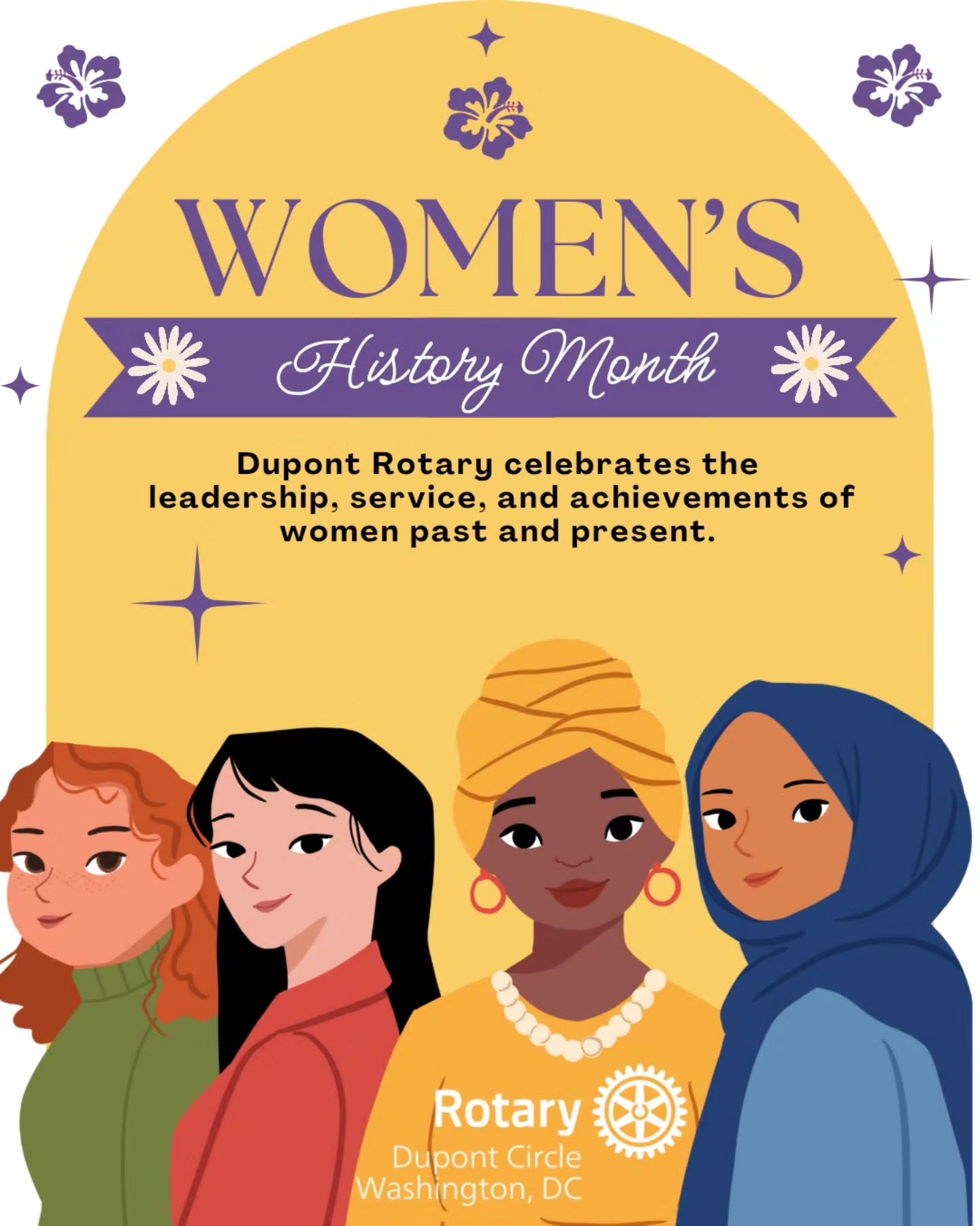 Happy Women's History Month! Dupont Rotary celebrates the
leadership, service, and achievements of women past and present. #dupontrotary #womenshistorymonth #leadership #service #celebratewomen