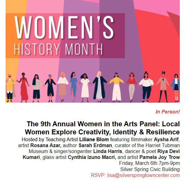 Come join me to celebrate women in the arts! I will moderate a fantastic panel of women artists tomorrow night - details at the link below. Come join the fun!
https://lnkd.in/eFQkAGVr