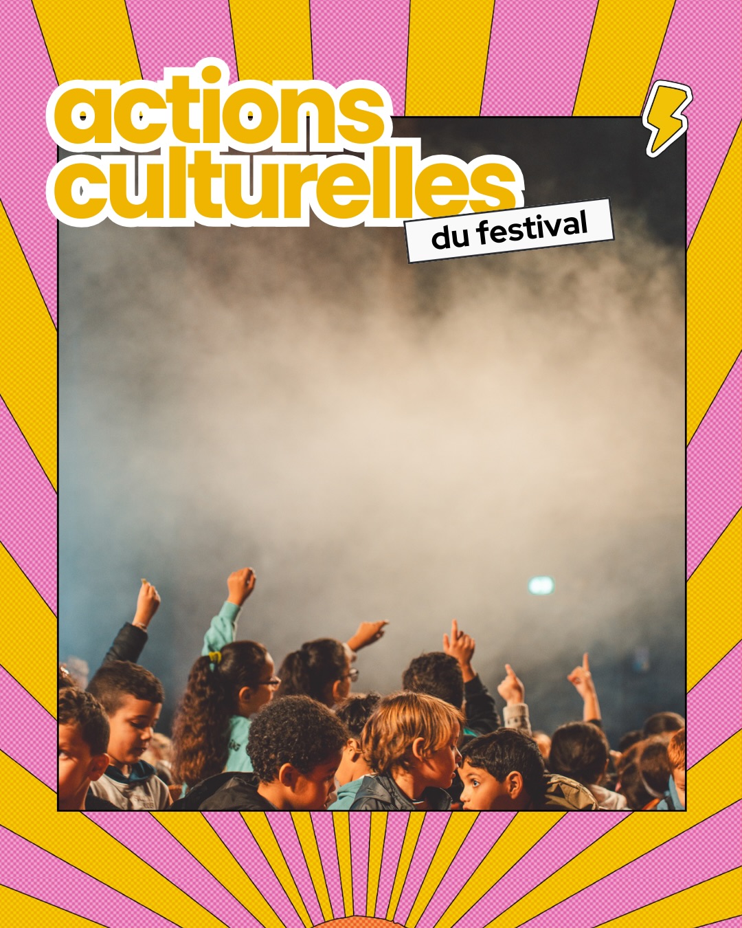 Les actions culturelles du festival ⚡️
Chaque année l’équipe du festival déploie un grand nombre d’actions menées auprès de différents publics ( scolaires, centre sociaux, associations…).
Cette année, nous menons pas moins de seize actions en lien avec nos partenaires @opera_marseille , @journalzebuline13 , @espacejulienmarseille , @lamesonmarseille , @becauseuart , @villemarseille , @lenomad13 pour offrir à toutes et tous des expériences uniques et diversifiées, adaptées à tous les âges, sur le temps du festival mais aussi à l’année.