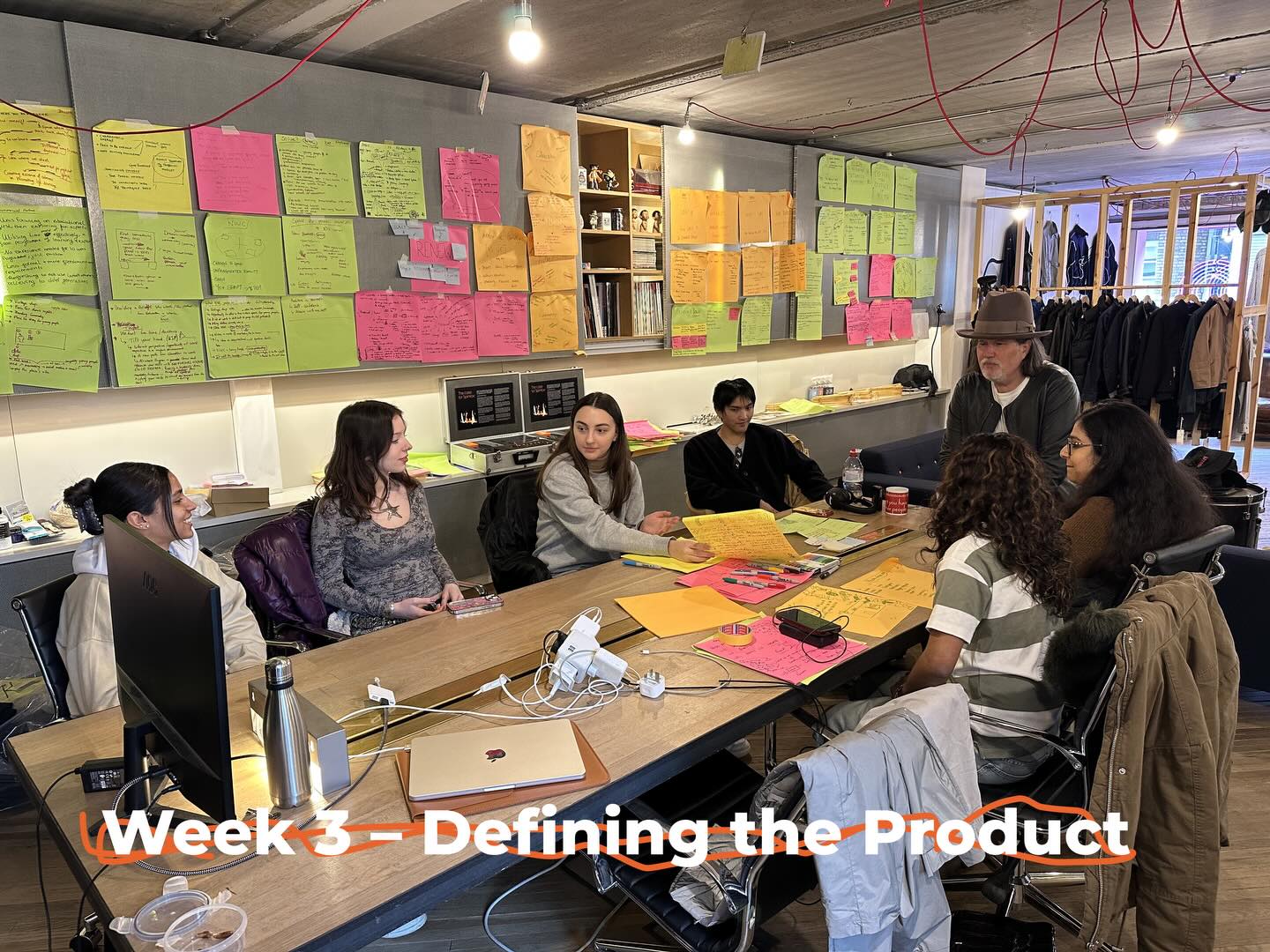 What if a product isn’t a product — but a mirror?
The second cohort built their brief around role definition: creating products and services that help people define who they’re becoming.
They began with a magazine — a space for passions to take form.
One of our NWC member, Ines, created @lovelettersatnwc for love letters to what YOU care about.
A space to test who you’re becoming.