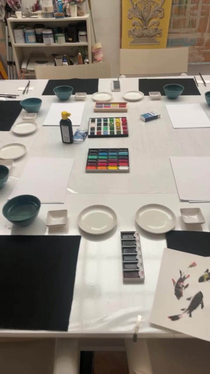 Saiboku Workshop acquerelli giapponesi- Torino