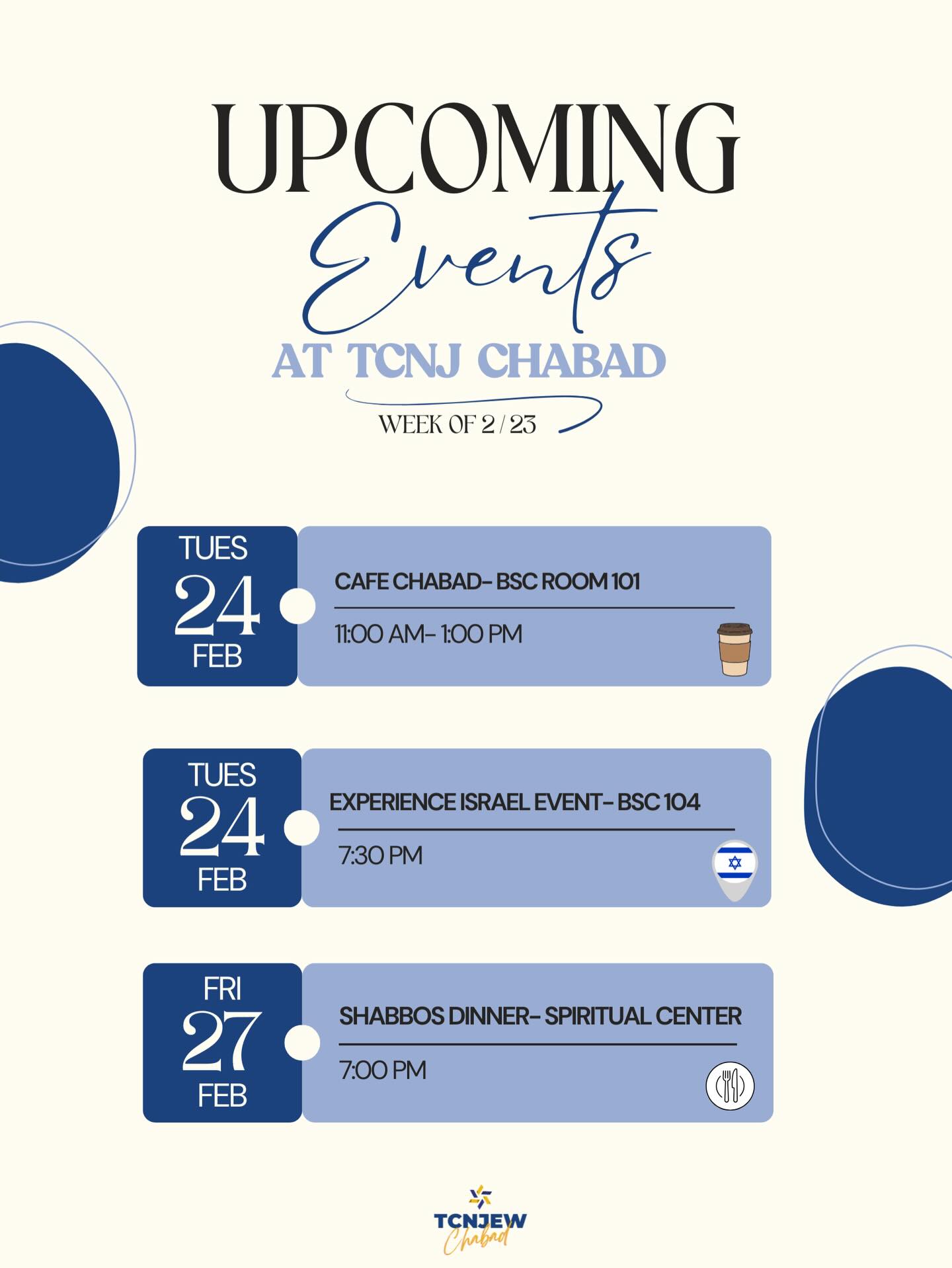 THIS WEEK AT CHABAD🌟