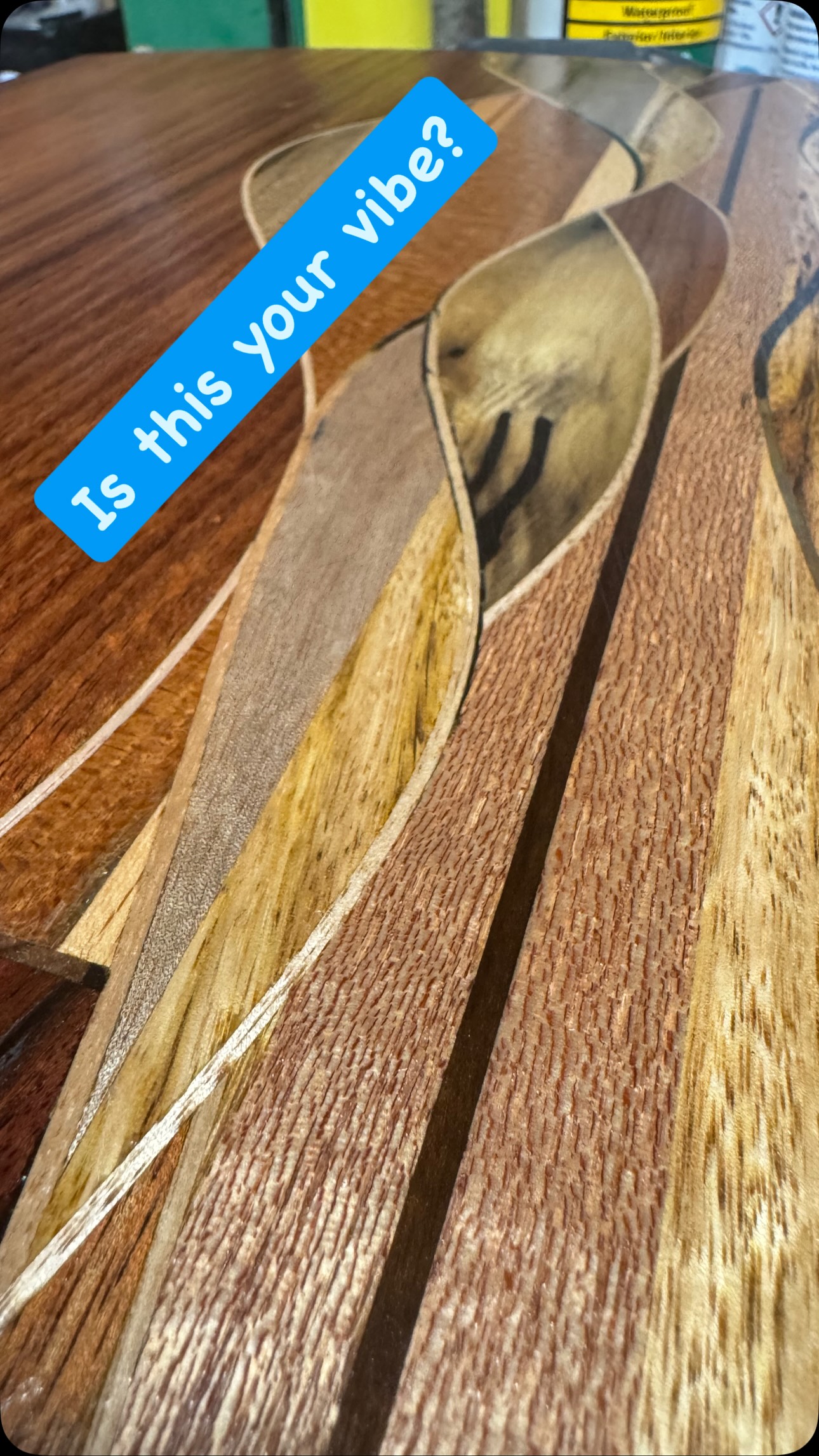 What do you think of this? Something that would match you? #board #woven #woodworker #charcuterie #bespoke