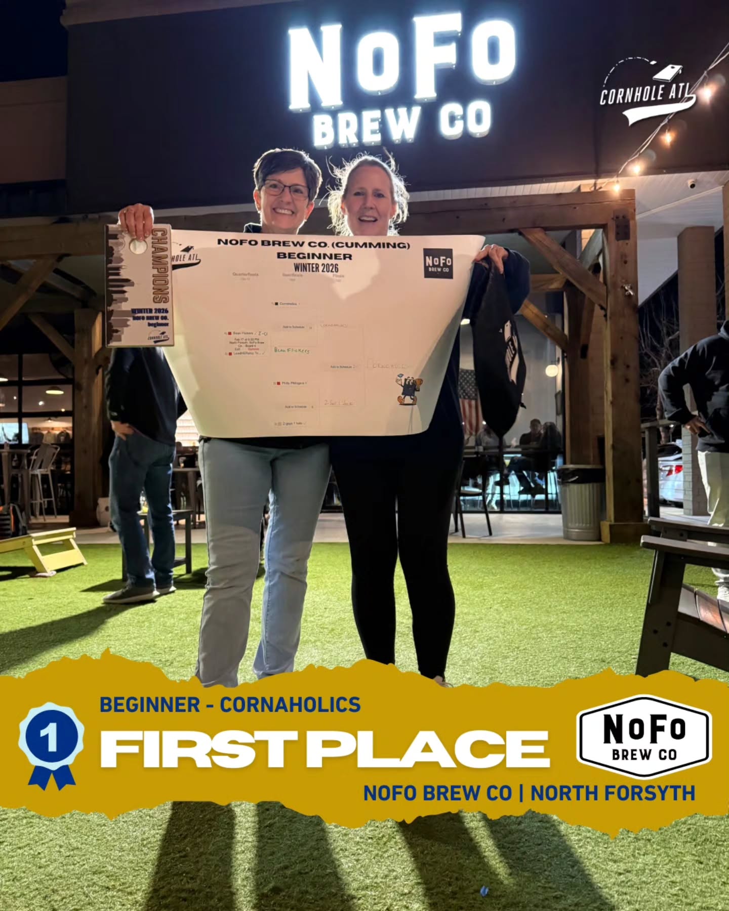 ๐๏ธ2026 Winter Cornhole Playoff Results Part 1๐๏ธโ
โ
๐ @nofocummingโ
(Beg) ๐ Cornaholics ๐ฅ 2 Guys 1 Holeโ
(Int) ๐ Peaky Baggers ๐ฅ Down To Shuckโ
(Adv) ๐ MFCHF ๐ฅ AT Roger Thatโ
โ
๐ @wireparkโ
(Beg) ๐ AR-15 ๐ฅ Catch These Bagsโ
(Int) ๐ TNT ๐ฅ House Bagsโ
(Int+) ๐ Hold My Beer ๐ฅ Rookie, Ringer, & Bald Slingerโ
(Adv) ๐ BagginRights ๐ฅ Shriveled Bagsโ
โ
๐ @gatecitybrewingco (Tuesday)โ
(Beg) ๐ Bagginโ & Bragginโ ๐ฅ Prom Nightโ
(Int) ๐ Flea Bags ๐ฅ Purple Cobrasโ
(Adv) ๐ Our Wives Think Weโre Working ๐ฅ FourSacks