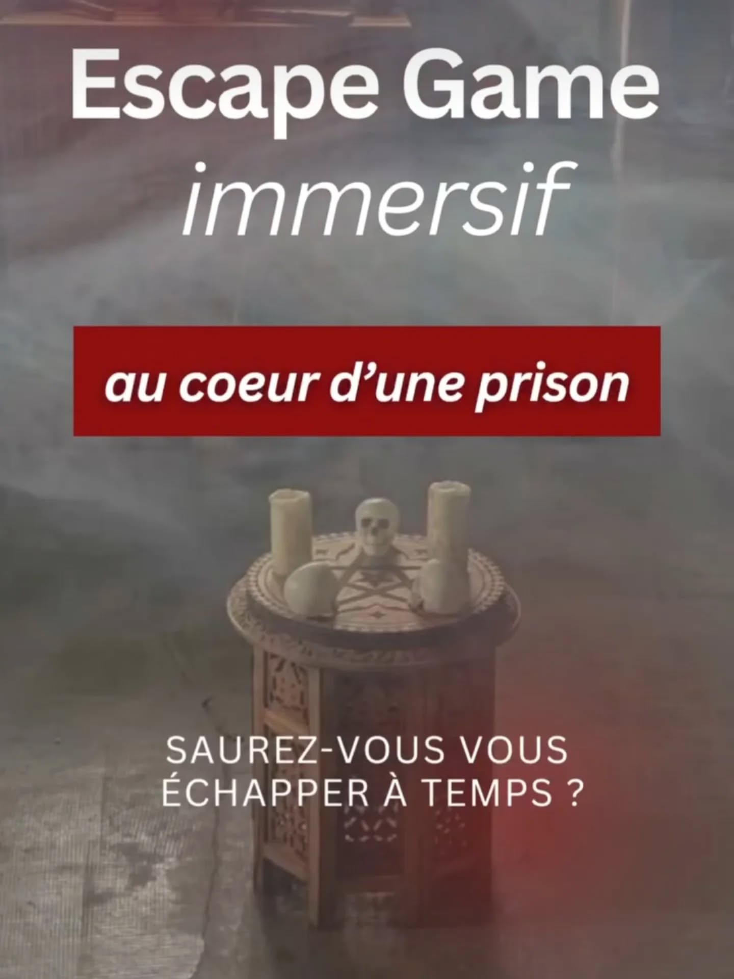 📢 J'y vais ou j'y vais pas ?
⬇️ Lisez les avis de nos visiteurs et vous saurez !
⭐⭐⭐⭐⭐
Hyper bien à faire entre potes !
Merci c'était top.
Pierre
⭐⭐⭐⭐⭐
Super moment passé en votre compagnie !
Merci beaucoup. Très bon jeu. Merci.
Élisabeth
⭐⭐⭐⭐⭐
Une très belle expérience avec notre débutante. Un cadre super. Merci pour ce très bon moment.
Vero et Marylise
⭐⭐⭐⭐⭐
Super ! Merci à l'animateur qui nous a encadré. Les énigmes étaient très chouettes. Belle activité à faire en famille.
Amandine
On vous donne rendez-vous pour tenter l'expérience de notre Escape game immersif 🗝️ à l'Ancienne Prison de @pontleveque14
🗓️ Du 7 au 8 mars
☀️En journée pour les familles dès 7 ans
🌛En nocturne pour les ados et adultes !
📍Ancienne prison de @pontleveque14
Infos et réservations :
📞06 27 59 39 57
📧 resa.groupe.goplay@gmail.com
#animgoplay #escapegame #calvados #pontleveque ancienneprison