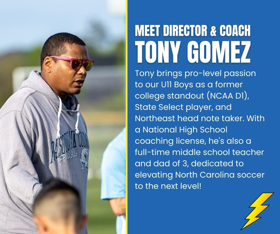 Our fearless leader, Antonio Gomez, has been named a Top 10 winner for Positive Coaching Alliance Coach of the Year!
carolinaunitedsoccer.com