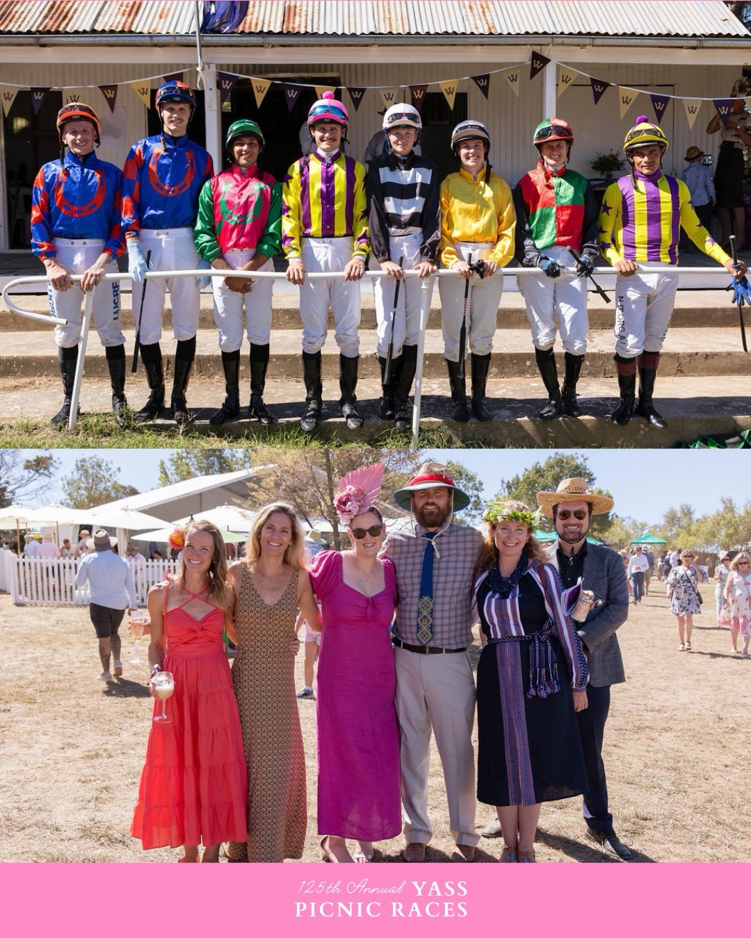 Less than a week to go until the 125th Annual Yass Picnic Races… can we get a yee-haw!!! 🤠
Swipe through for some of our favourite moments from last year - race day outfits, champagne bubbles, umbrellas up, kids running about and friends catching up along the rails. A little trip down memory lane before we do it all over again next weekend.
So, the countdown is well and truly on. Pre‑purchase tickets are still available and we really recommend grabbing them online so getting through the gate is as quick and easy as possible.
And do not forget Friday night, 27 February: our Calcutta at the Yass Golf Club. Roll in from 5.00 pm for a drink, a bite to eat and the chance to bid on your horse for race day, with 10% of the pot going to local charity Hand to the Land.
Buses will be running to and from Yass and Murrumbateman, so plan your da ahead and get ready - race day is just around the corner. 🐎 🍾 👒