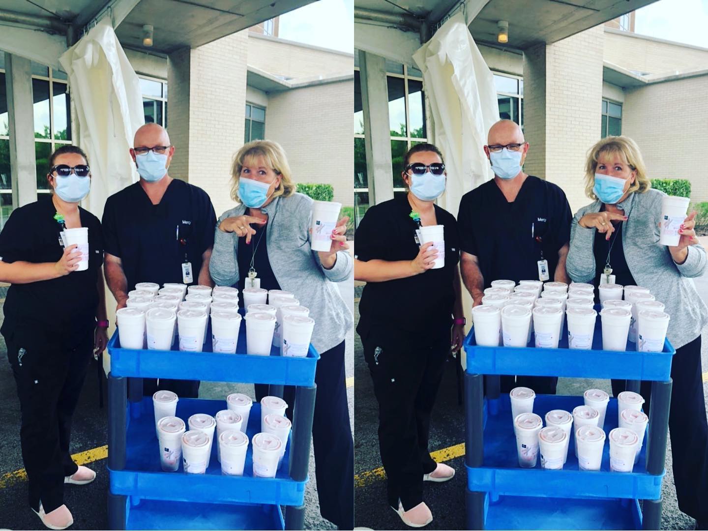 Friday morning’s delivery to Mercy Hospital Northwest Arkansas for these amazing heroes! •
•
Friday’s Donation - 40 watermelon immunity teas with 1000 mg of Vitamin C and other vitamins from @pinnaclenutritionar! •
•
#Coronavirus #COVID19 #ThanksHealthHeroes #HeroesOfCOVID #Arkansas #Rogers #MercyHospital #Frontline #Heroes #HealthcareHeroes