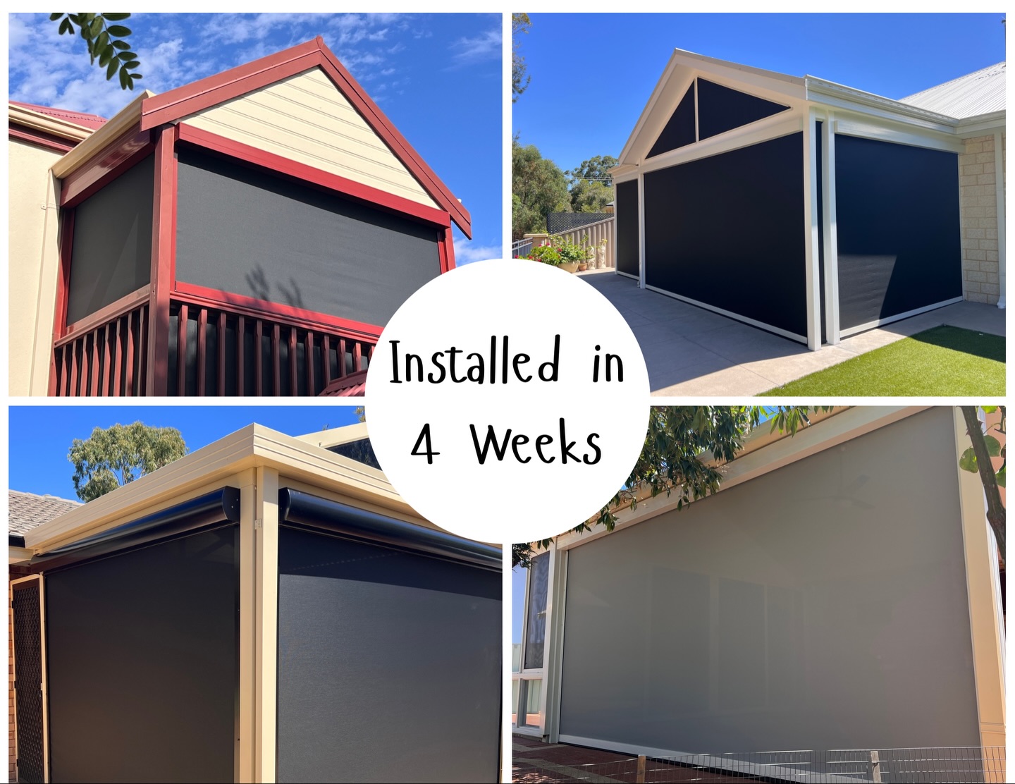 🔥 Outdoor Blinds Installed in Just 4 Weeks! 🔥
Transform your outdoor area into a space you can enjoy all year round ☀️🌧️
Want to use your backyard in every season? Our Premium Retractable Outdoor Blinds are the perfect solution — stylish, durable, and built for Australian conditions. Perfect for alfresco areas, patios, balconies, and verandahs.
We supply and professionally install, making the whole process easy and hassle-free.
✅ Block wind & rain
✅ Reduce heat & glare
✅ Create a comfortable outdoor living space
✅ Custom made to suit your home
✅Instant quote via message
📍 Servicing Perth Metro Area
📞 Call us today for an instant quote: 9581 9911
💬 WhatsApp us on: +61 438 039 698
Enjoy your outdoor space in comfort all year round::