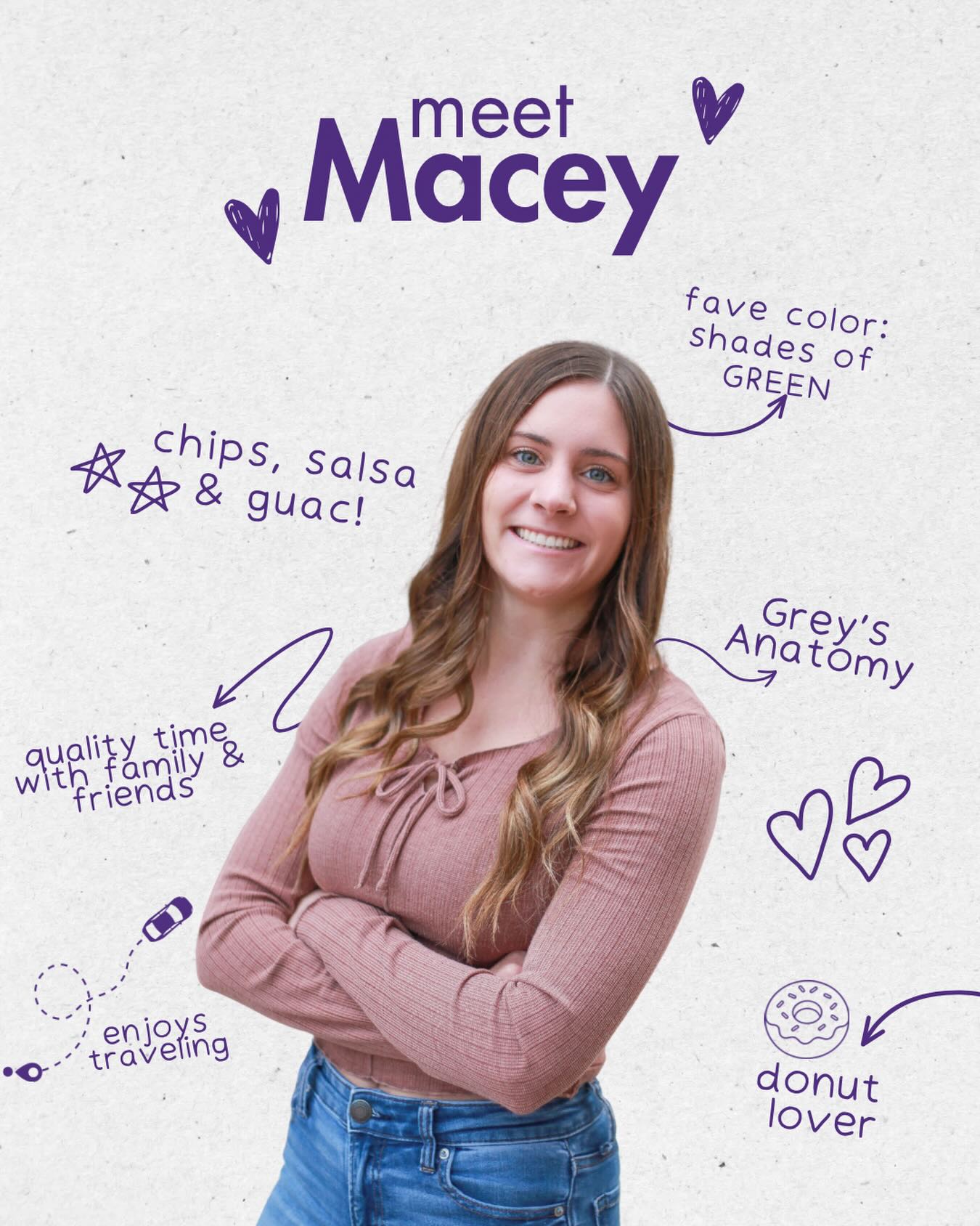 Staff Spotlight Series: Macey, Dental Assistant of i smile orthodontics
If you’ve ever thought, “Wow, that appointment was fast!” there’s a good chance Macey was running the show.
Macey is confident , thorough, and incredibly good at what she does. She knows her role, she owns it, and she moves with purpose. Patients feel that. Parents appreciate that. And our team relies on it.
She has a way of keeping things moving at lightning speed without ever making you feel rushed. That balance is a gift. You’re in, cared for and back to your day.
Thank you Macey for all that you do!💜