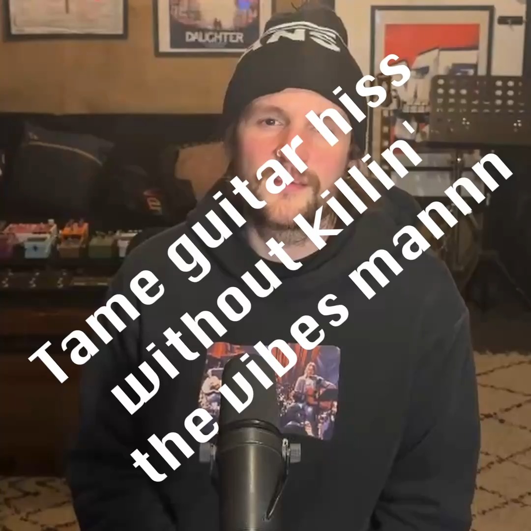 A subtle little detail trick here. Guitar hiss in pauses can be annoying, but not as bad as a harsh digital silence. This trick uses a lo-pass filter to temporarily cut the noise while leaving the natural decay of the instrument in tact. This trick works well on long held chords/notes too where you still want the long ring out but don't like how it just decays into hiss. You could use a shelf too if you just want to minimise but not completely elliminate the hiss.
Happy mixing!
Credit for the banging track from @thelavellesofficial
#mixengineer #musicproducer #recordingstudio #ukindie #mixtips #mixingtips