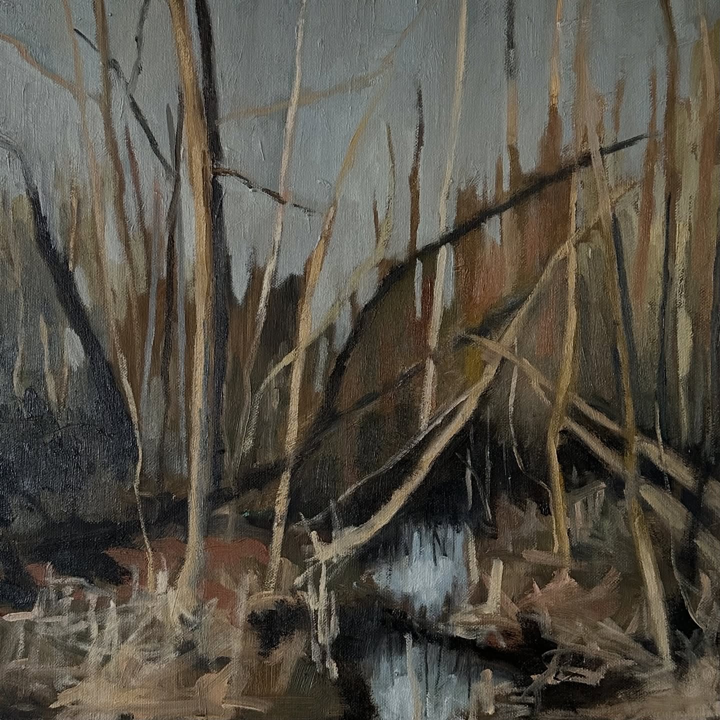After a beautiful and inspiring week in my beloved @nationaalparkdebiesbosch I’m back in the studio.
Adding the final touches to several paintings from my forest series, while reflecting on new works that are slowly beginning to take shape.
#landscapepainter #forestseries #oilpainting #contemporaryartist #contemporaryart